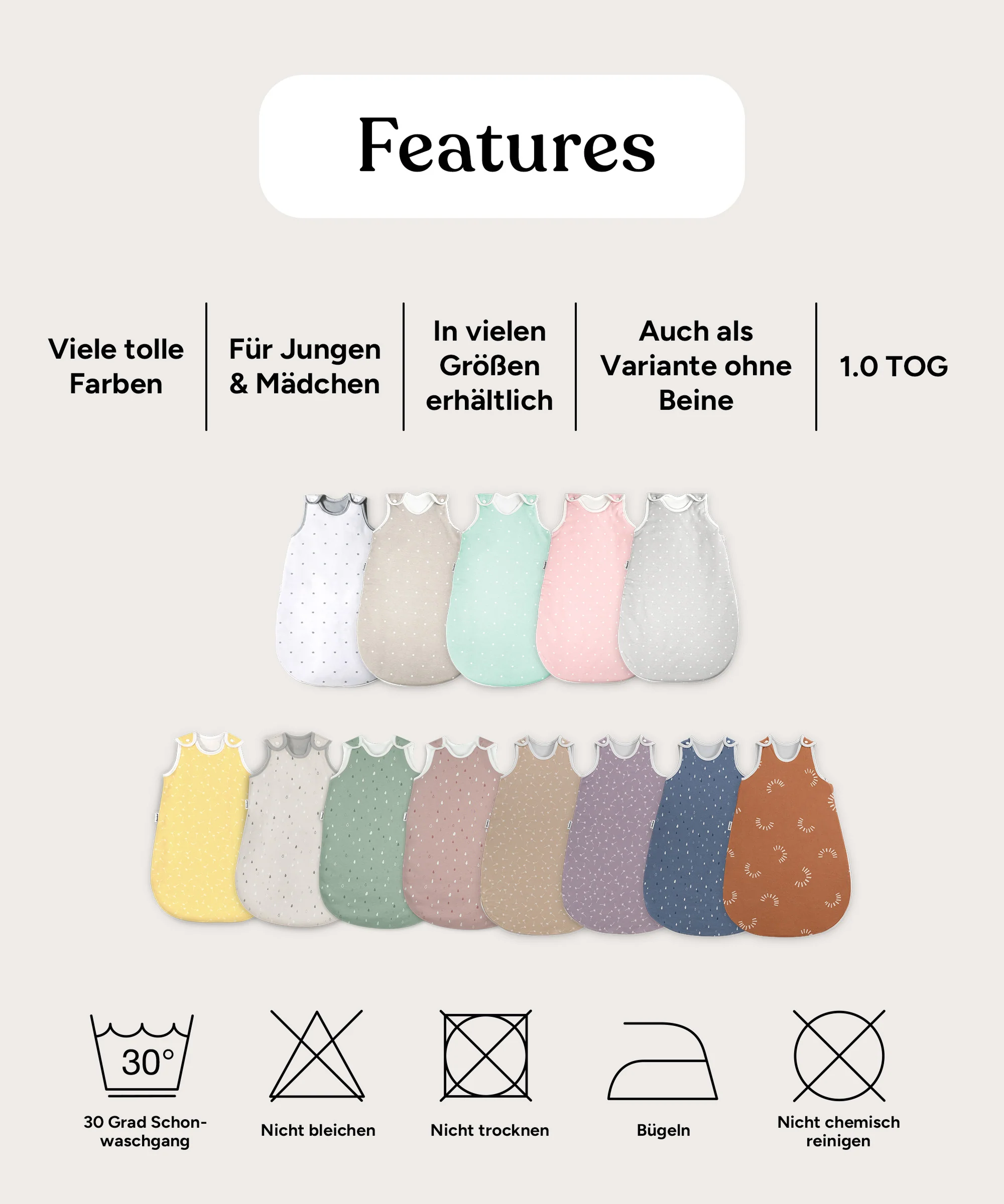 Babyschlafsack | Sommer - Image 13