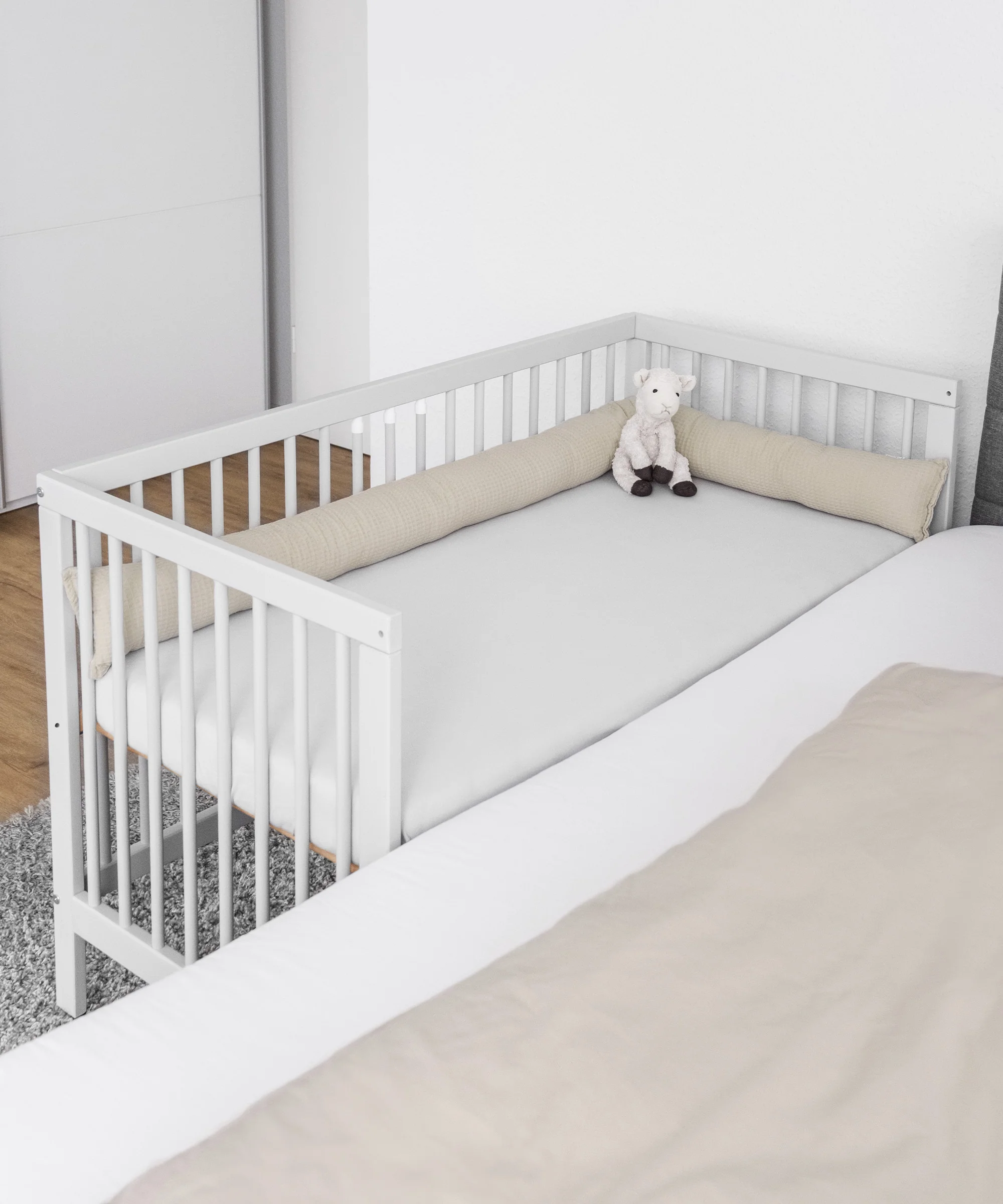 Babybett Pur  |  Hellgrau - Image 9