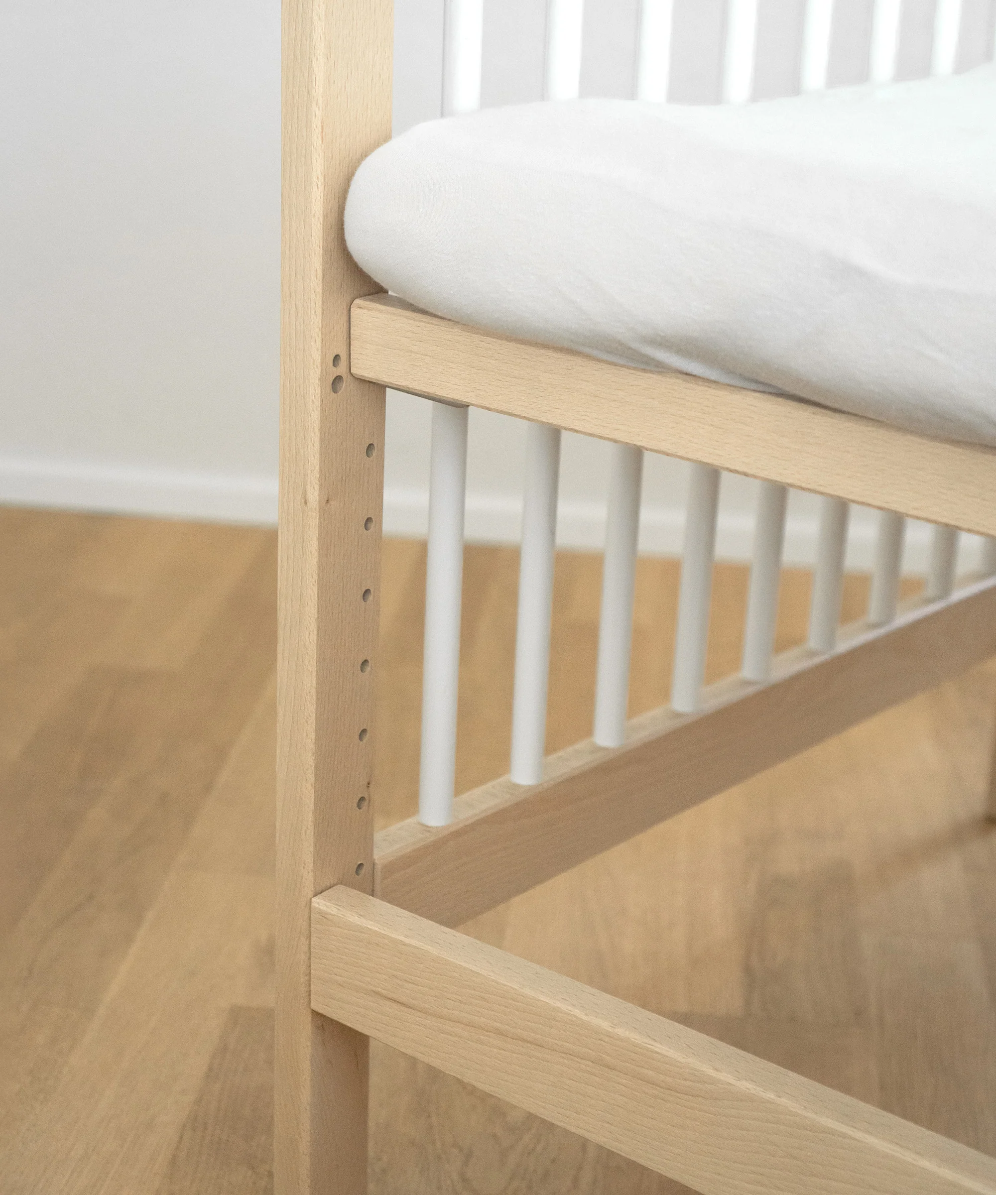 Babybett Pur | Natur-Weiß - Image 5