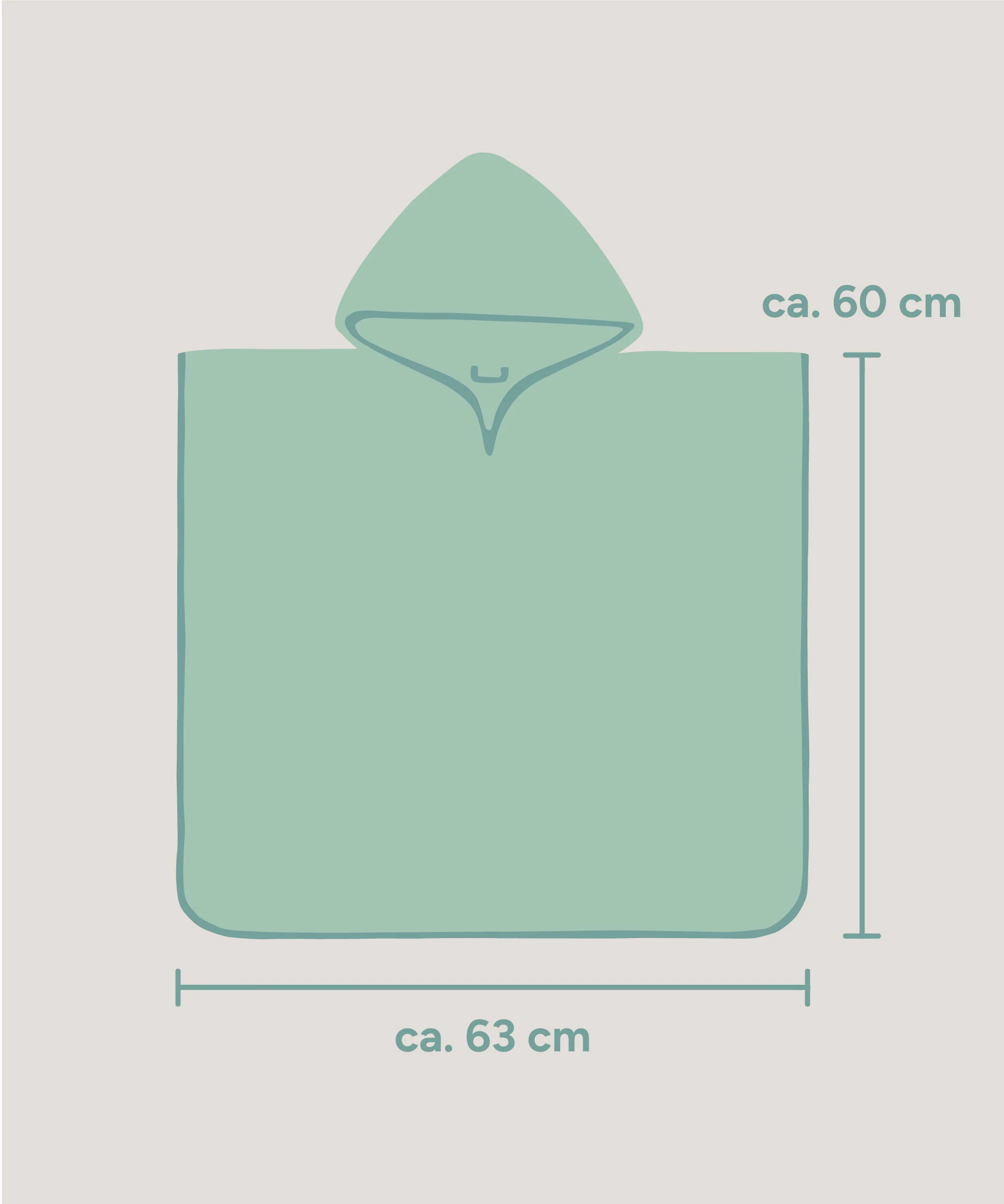 Badeponcho (B-Ware) | Frottee - Image 12