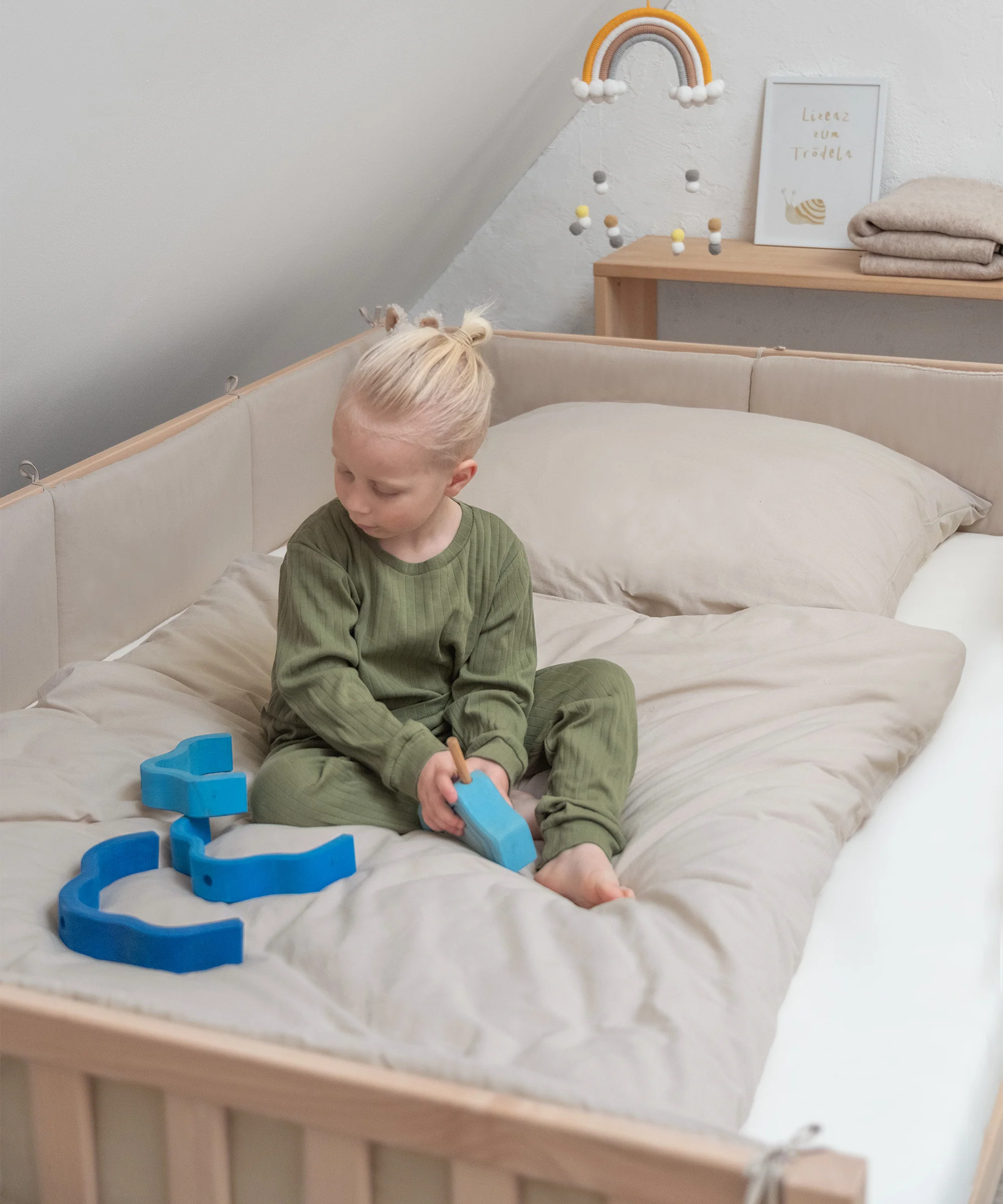 Bettumrandung  |  für Kinderbett  |  Renforcé - Image 10