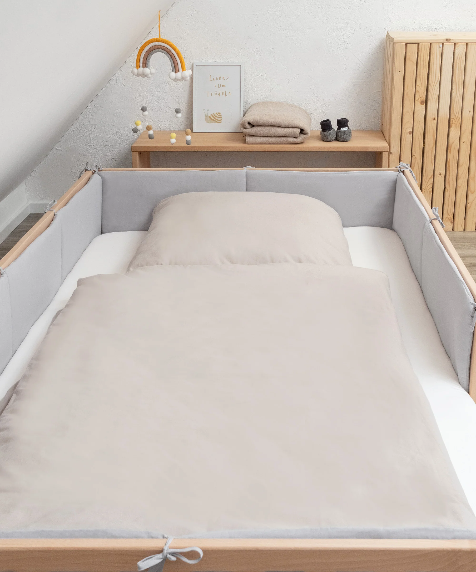 Bettumrandung  |  für Kinderbett  |  Renforcé - Image 6