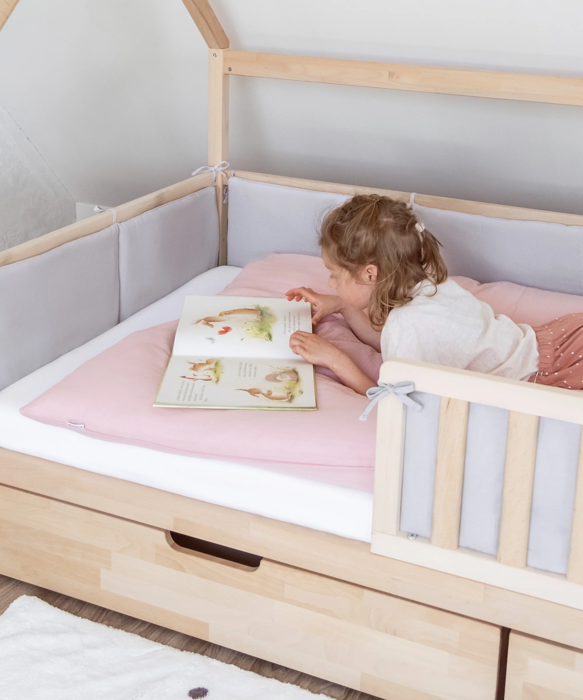 Bettumrandung  |  für Kinderbett  |  Renforcé - Image 8