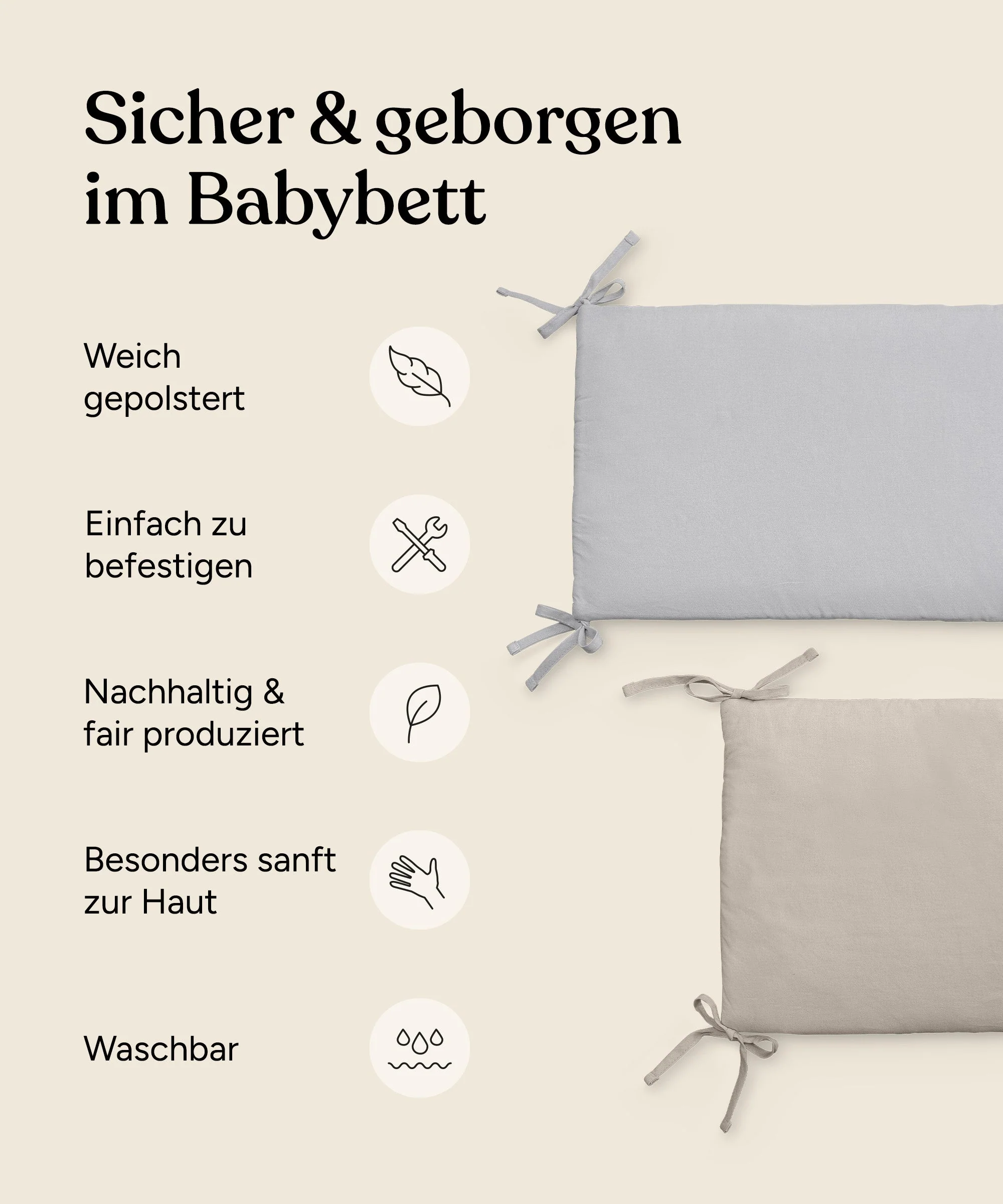 Bettumrandung (B-Ware) | für Babybett - Image 4
