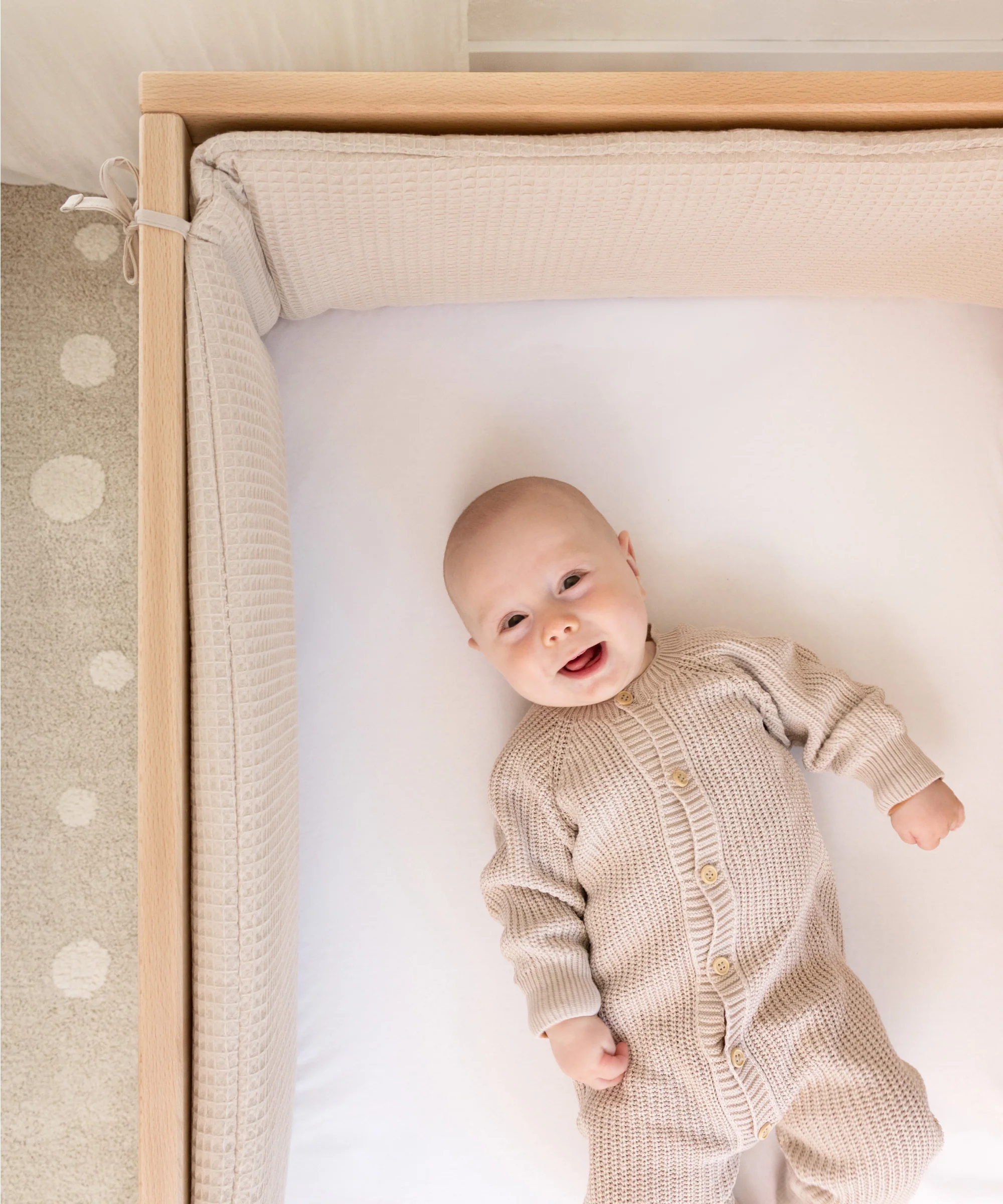 Bettumrandung  |  für Babybett  |  Waffelpiqué - Image 7