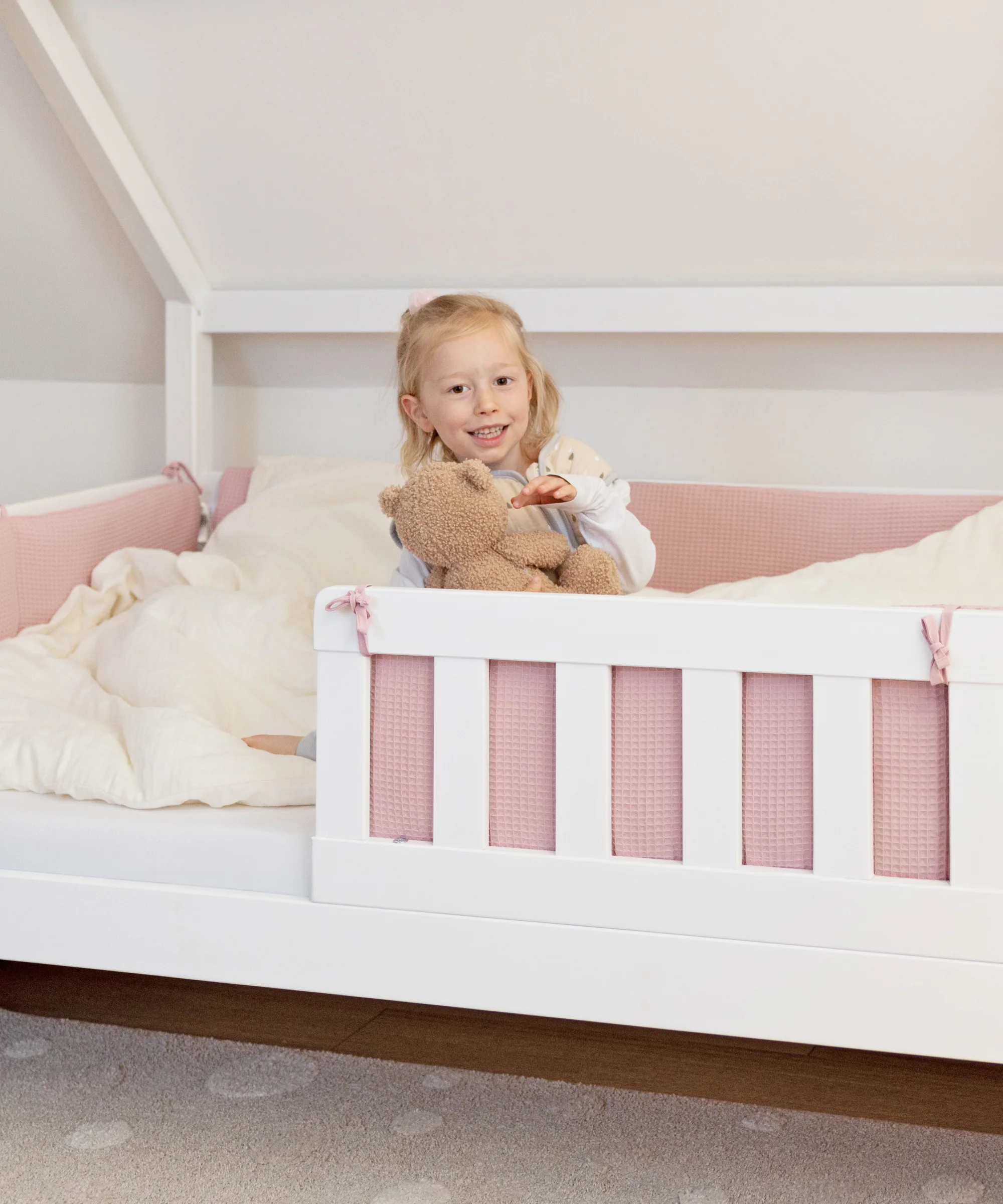 Bettumrandung  |  für Kinderbett  |  Waffelpiqué - Image 9