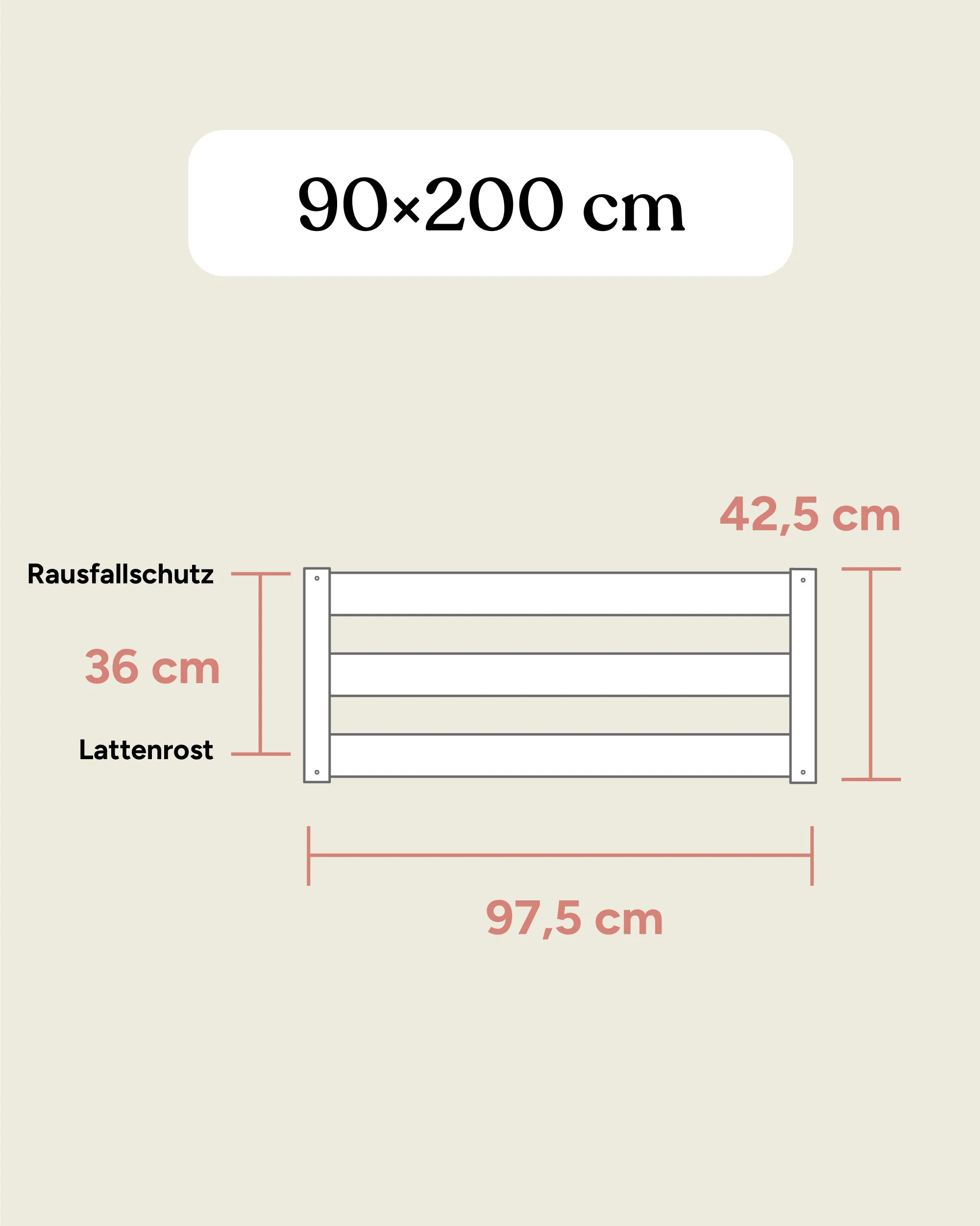 Bodenbett Sona  |  Kiefer Natur - Image 9