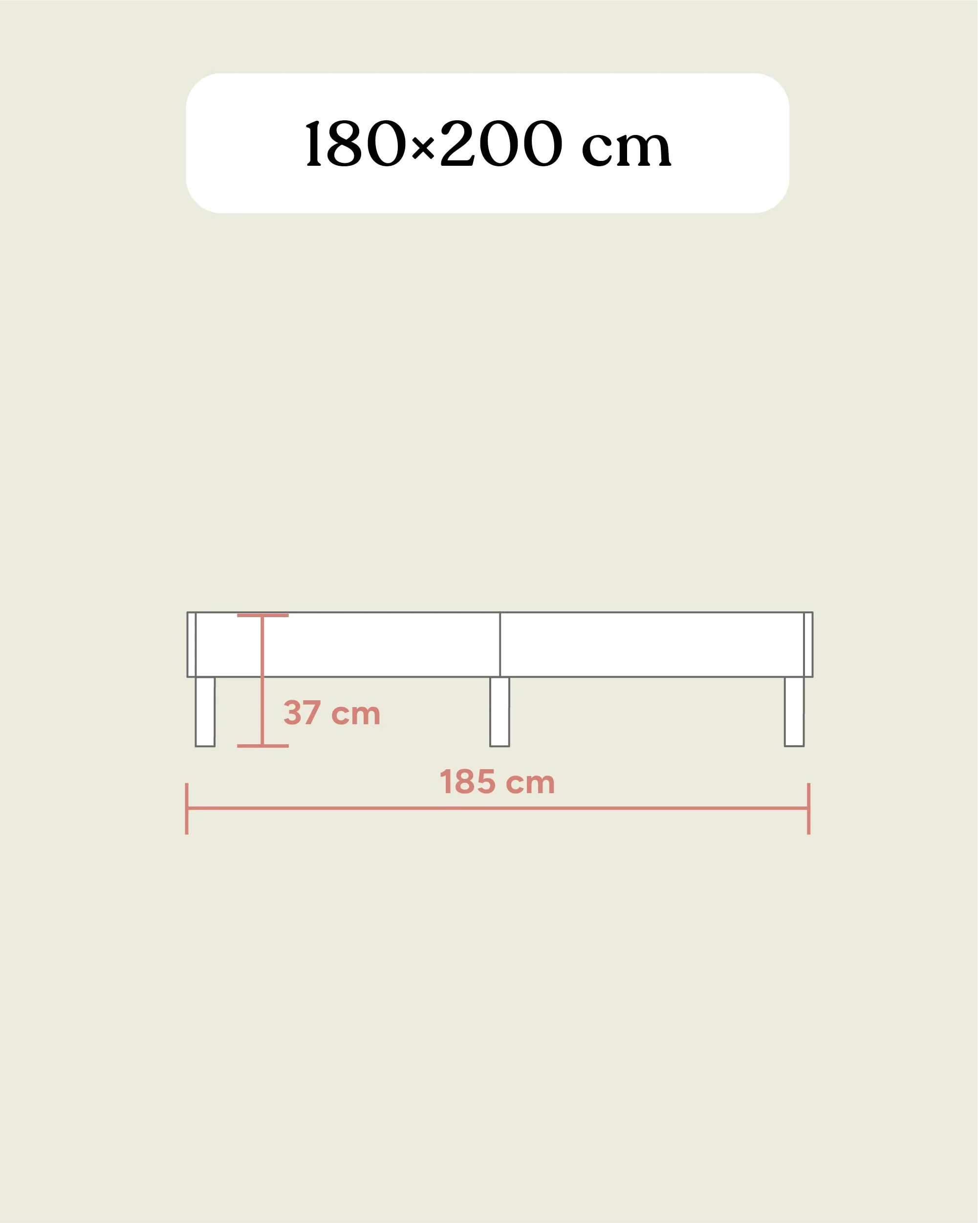 Doppelbett Plano | Kiefer Natur | 180 × 200 cm - Image 17