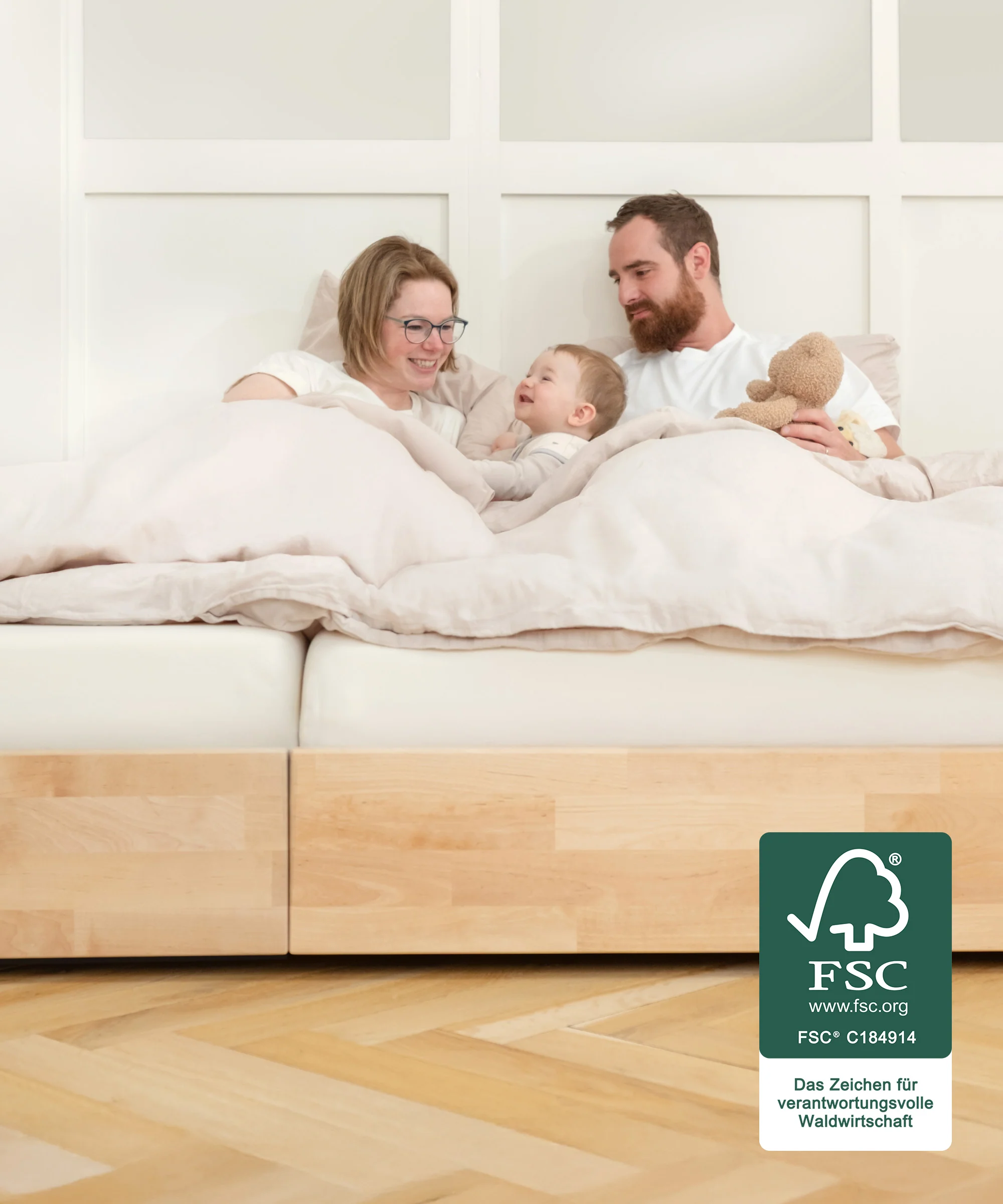 Doppelbett Plano | Birke | 180 × 200 cm - Image 4