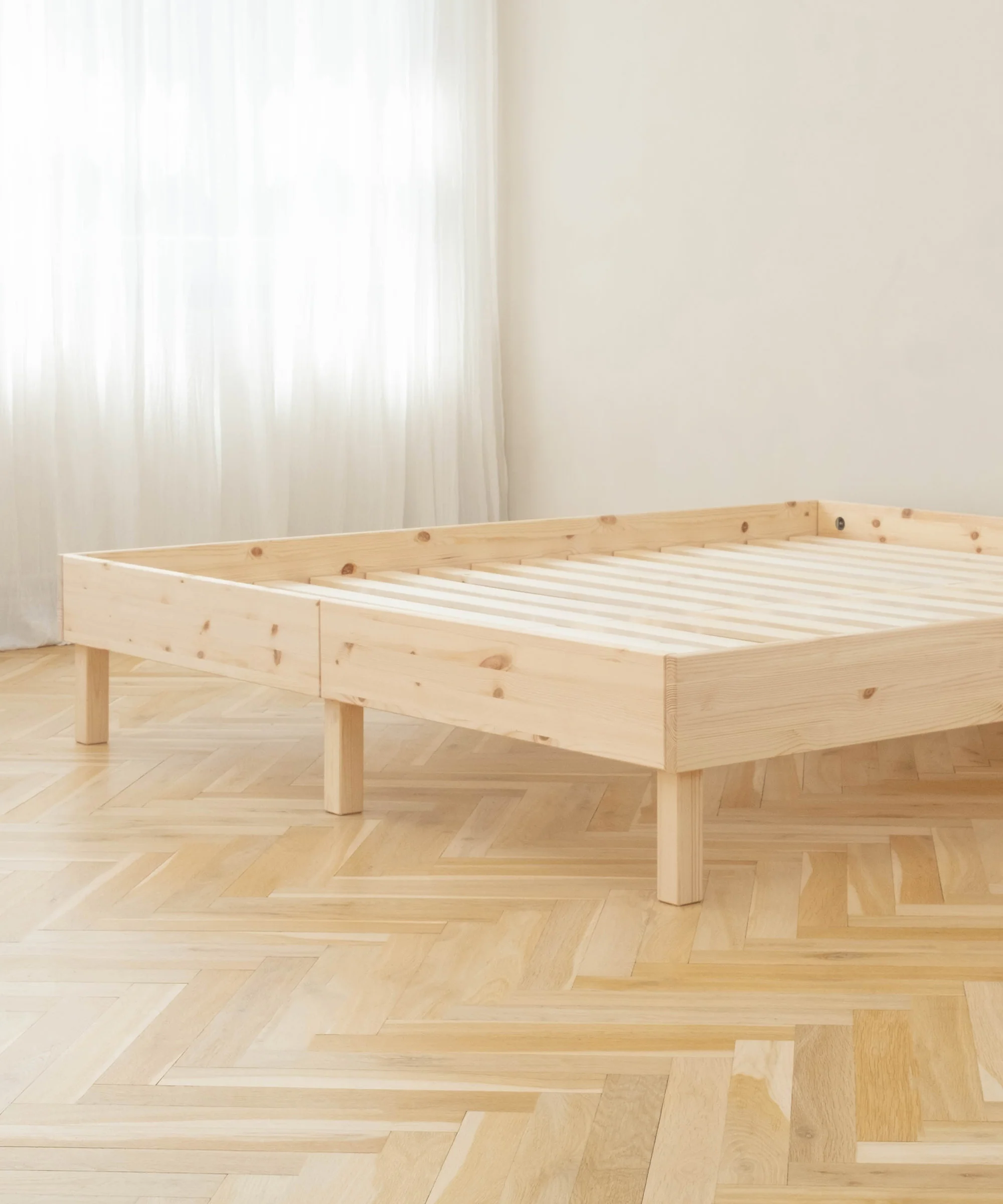 Doppelbett Plano | Kiefer Natur | 180 × 200 cm - Image 13