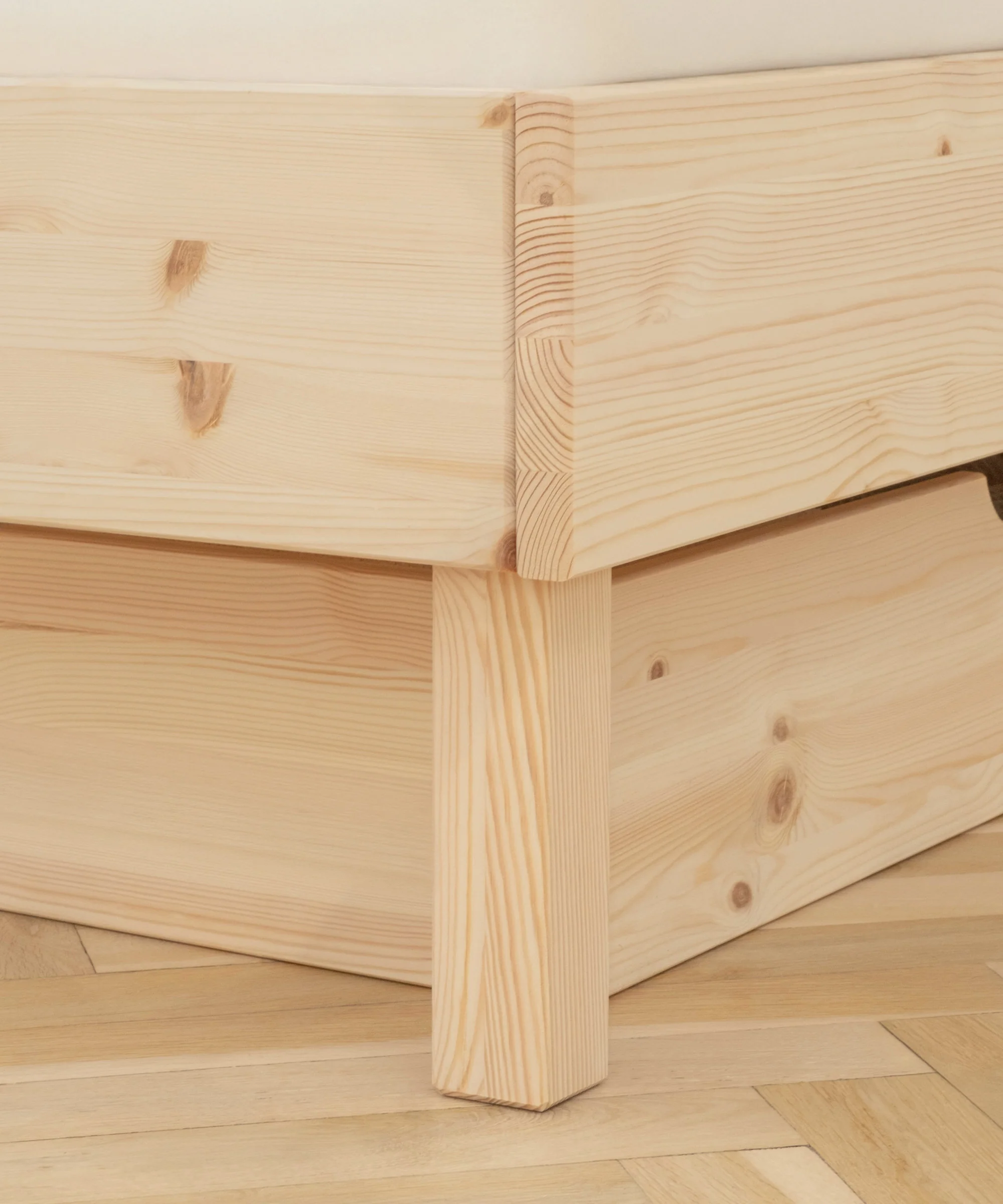 Doppelbett Plano | Kiefer Natur | 180 × 200 cm - Image 5