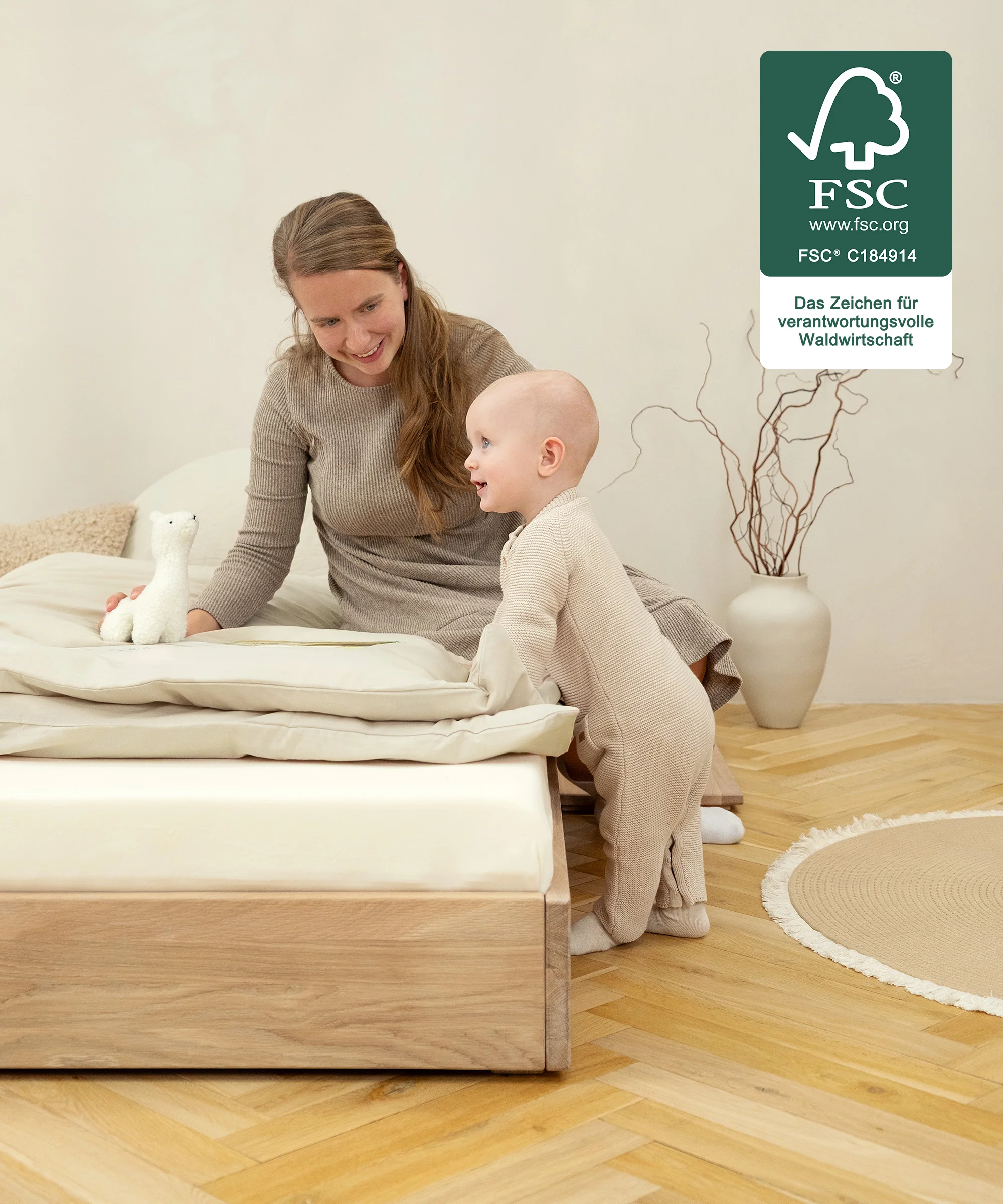 Einzelbett Plano | Eiche | 90 × 200 cm - Image 4