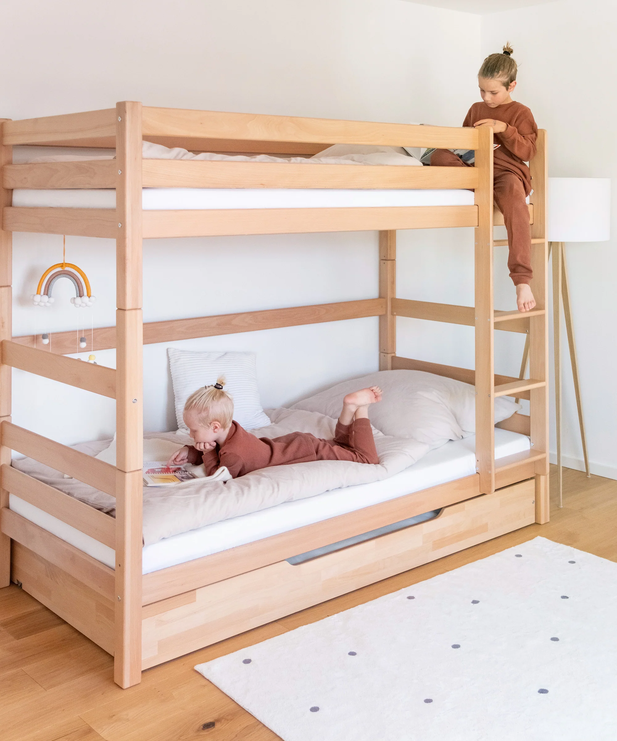 Etagenbett Hoch (B-Ware) | Buche - Image 2