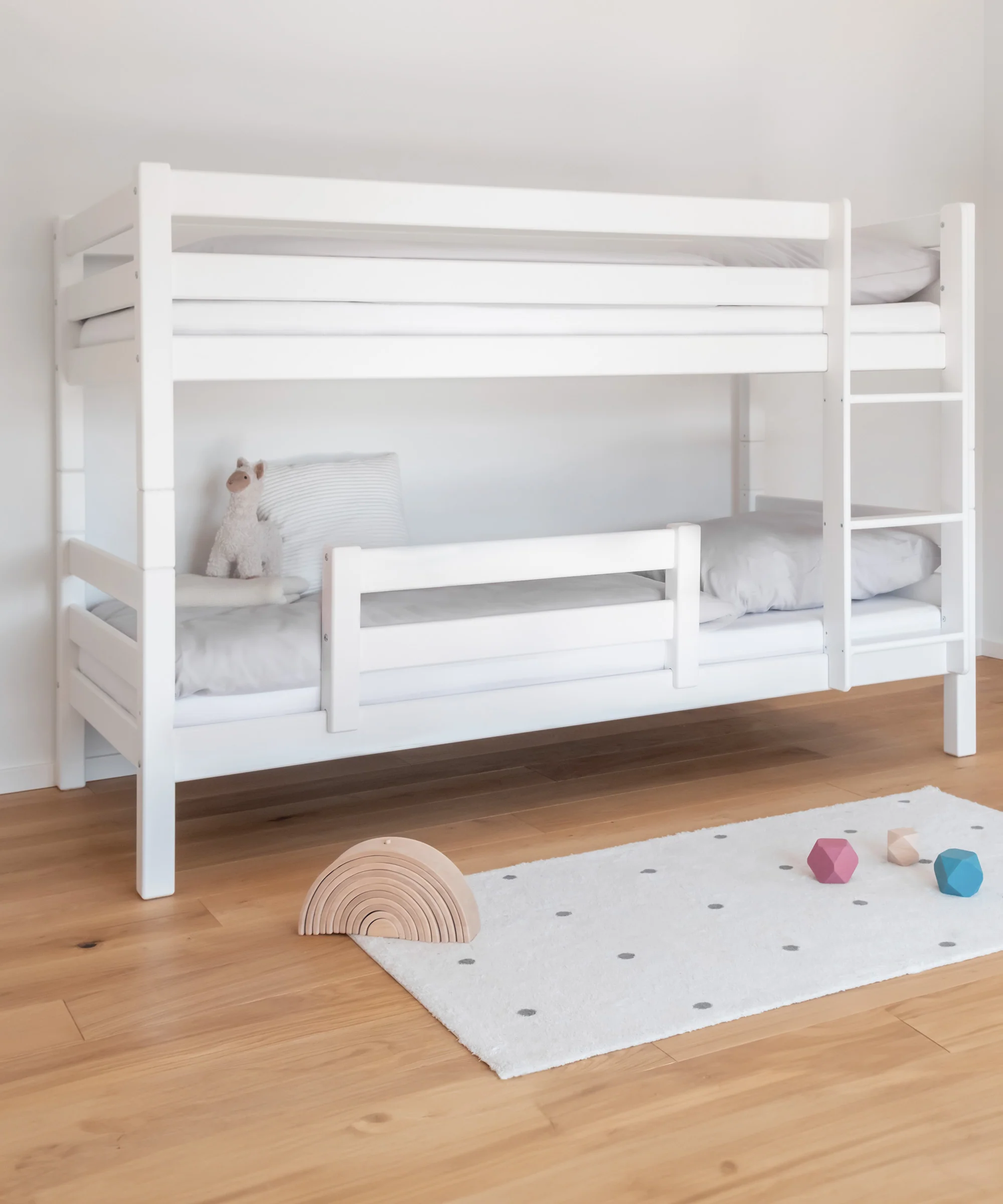Etagenbett Mittelhoch | Buche Weiß - Image 11