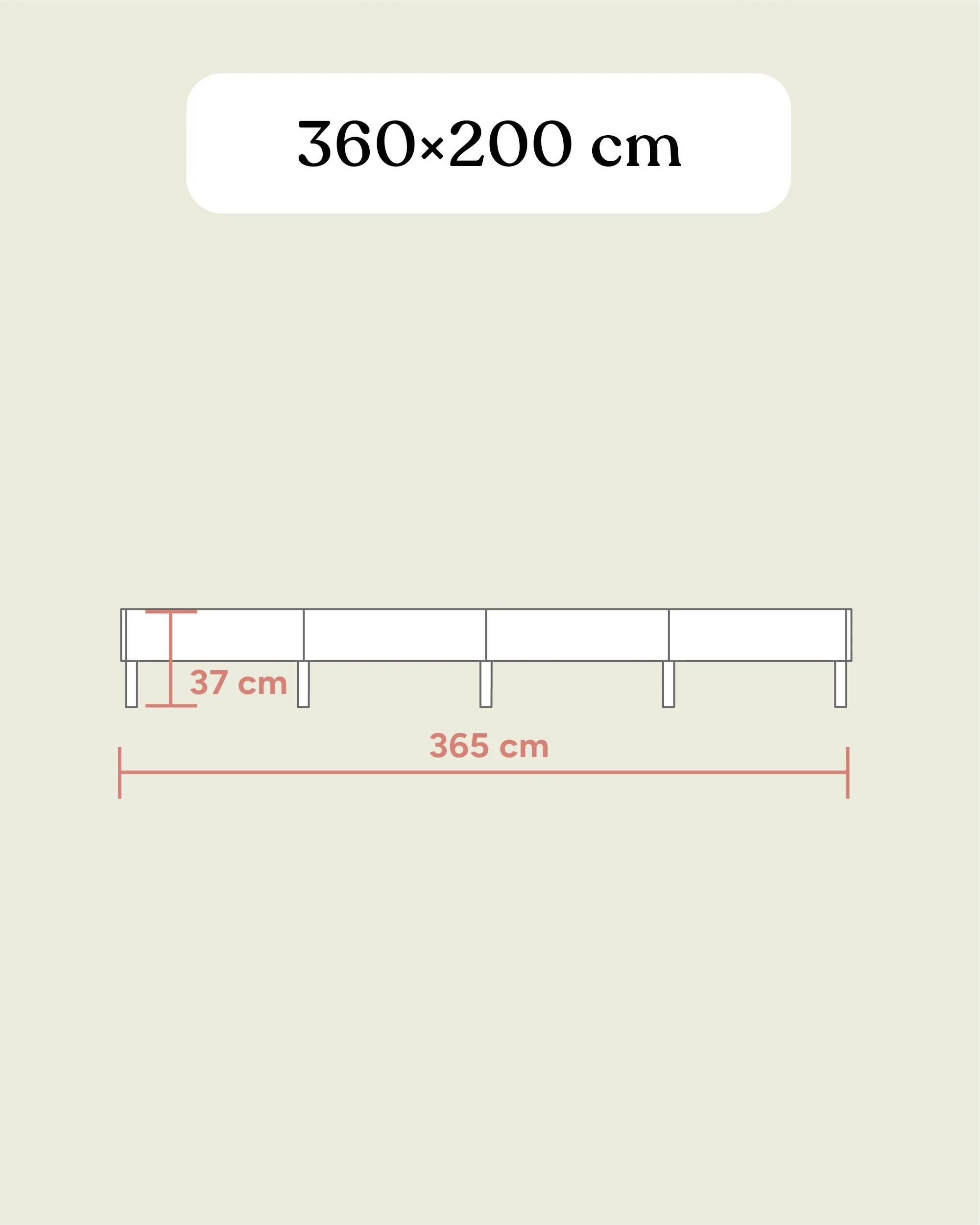 Familienbett Plano | Buche | 360 × 200 cm - Image 20