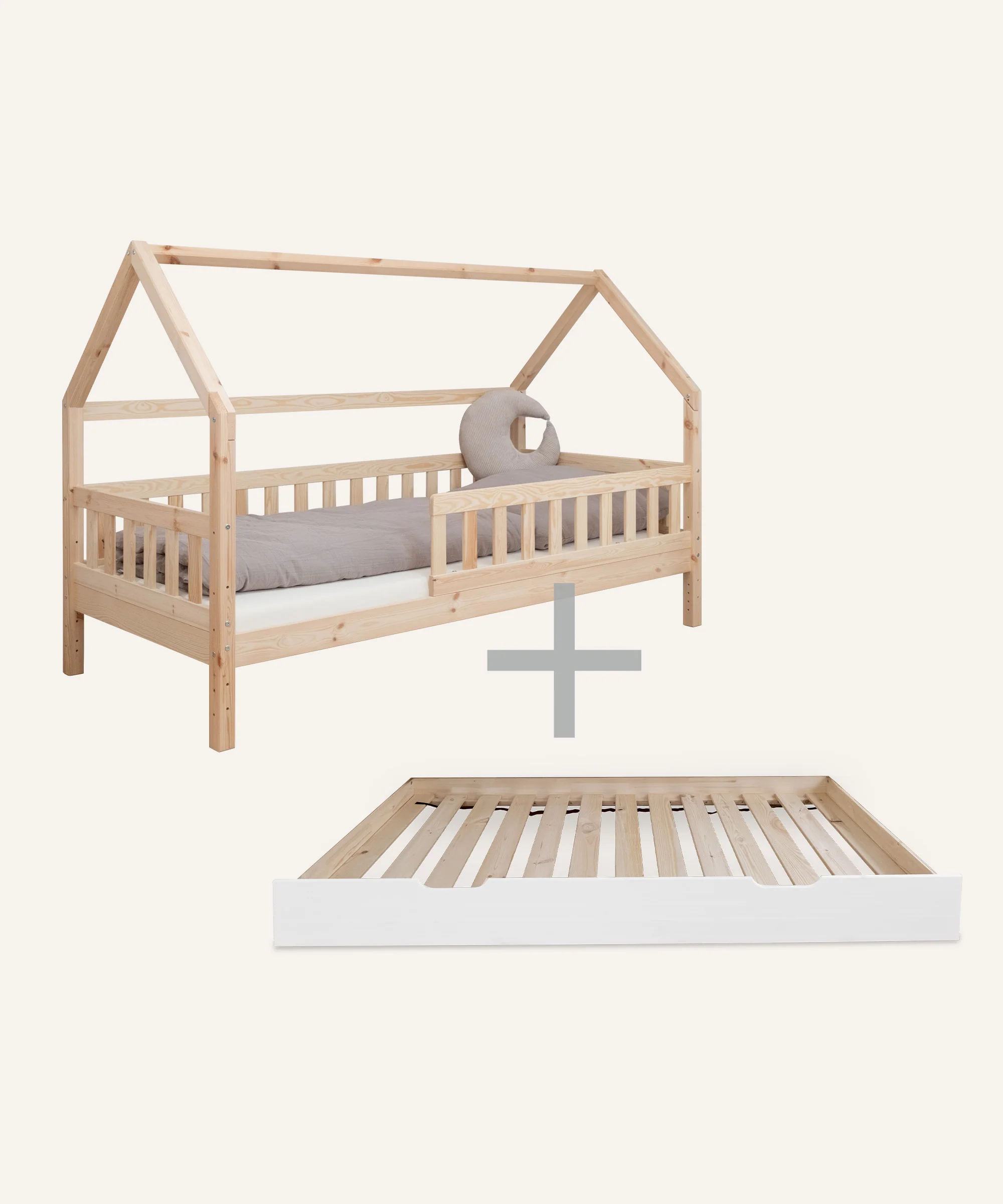 Hausbett Lille (B-Ware) | Kiefer Natur - Image 26