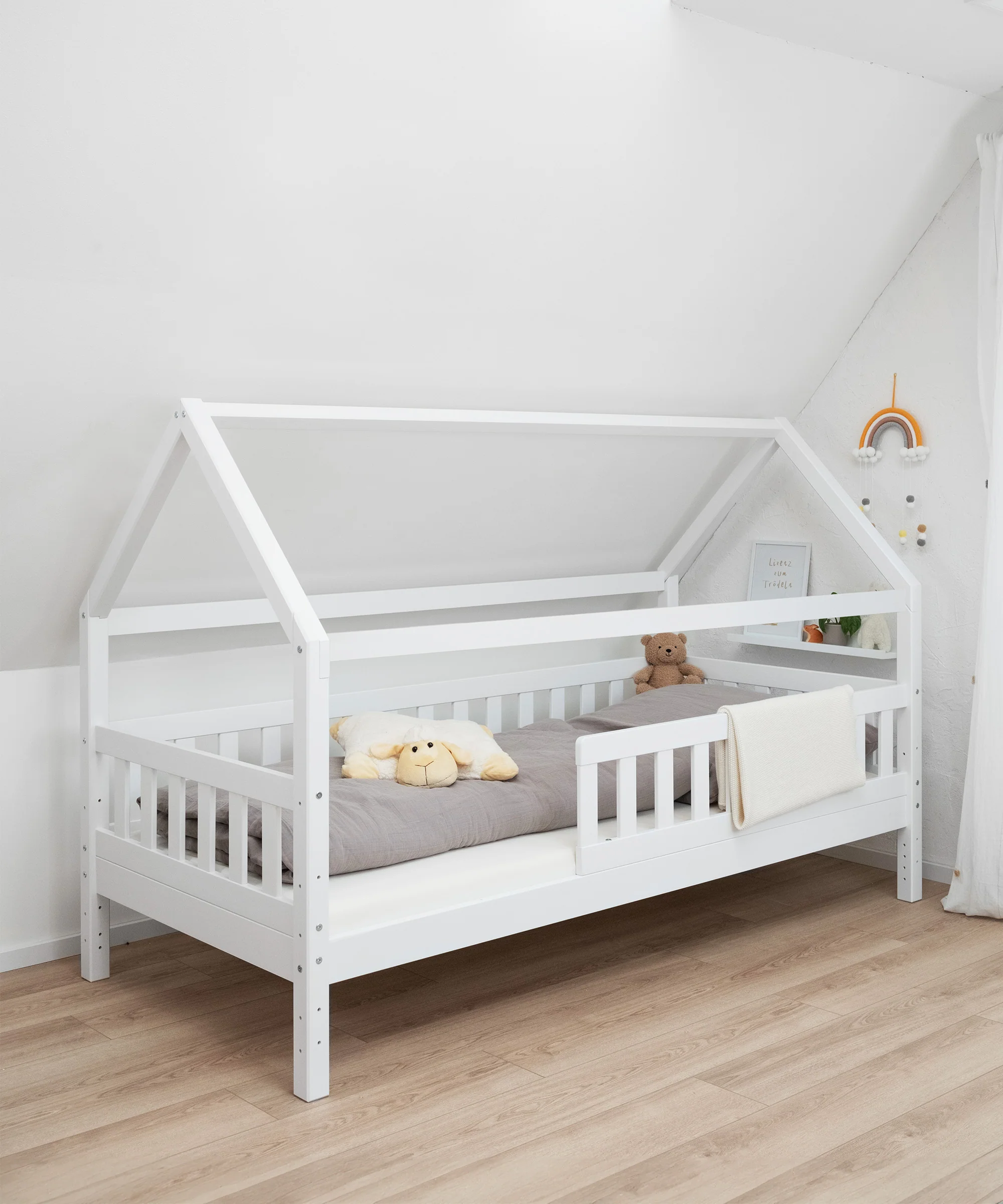 Hausbett Lille  |  Kiefer Hellgrau - Image 14