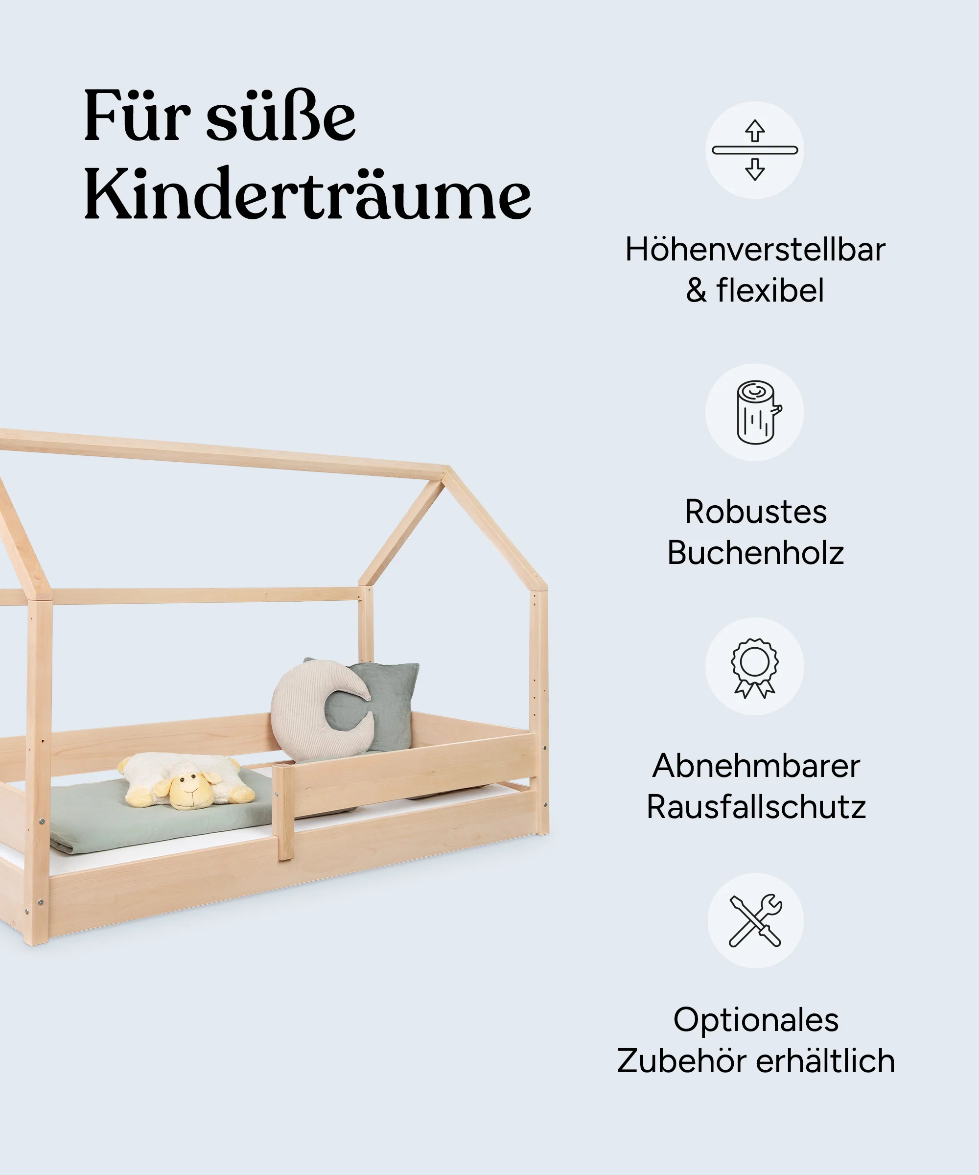 Hausbett Nova  |  Buche Natur - Image 3