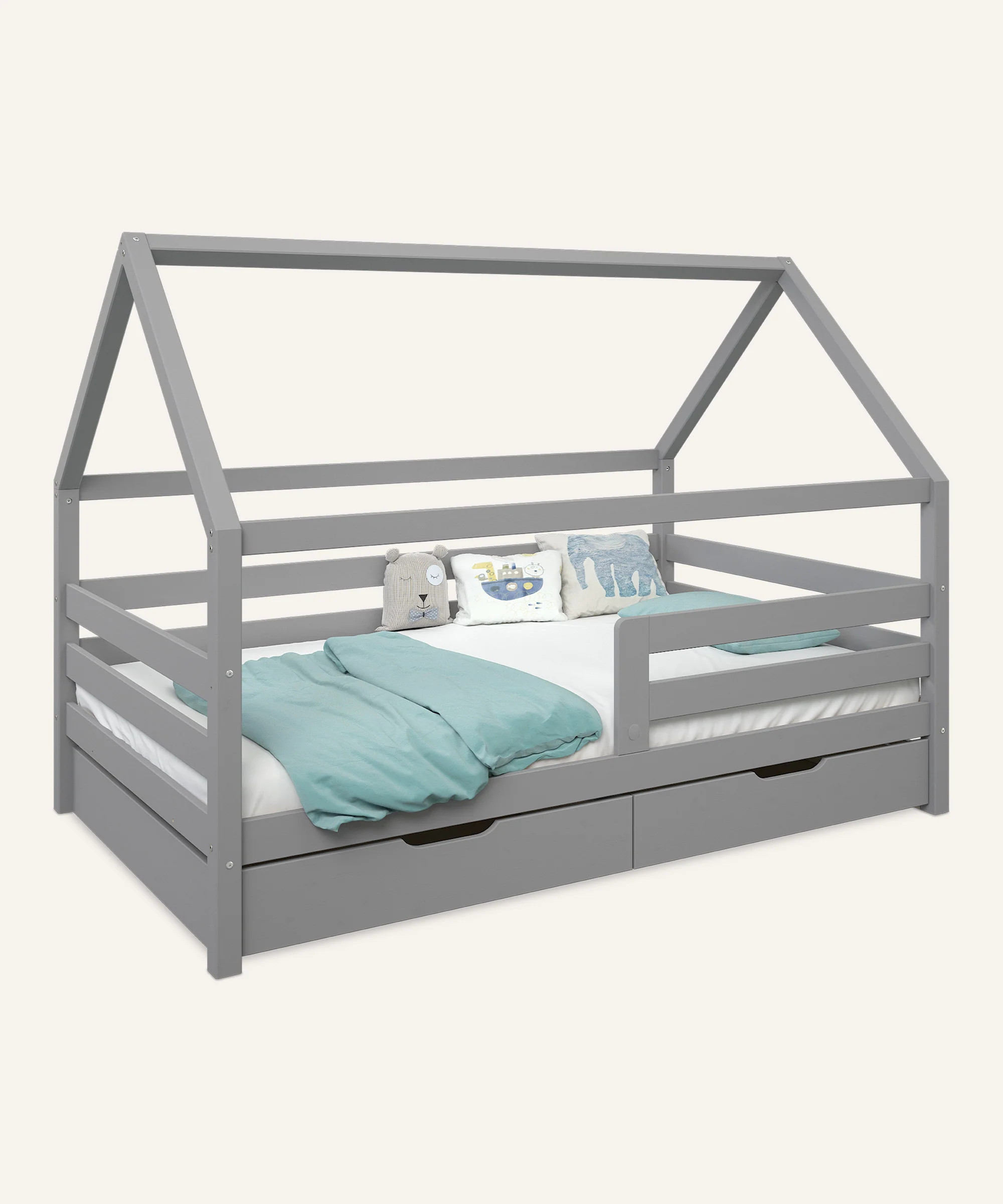 Hausbett Sona  |  Kiefer Grau  |  120 × 200 cm - Image 7