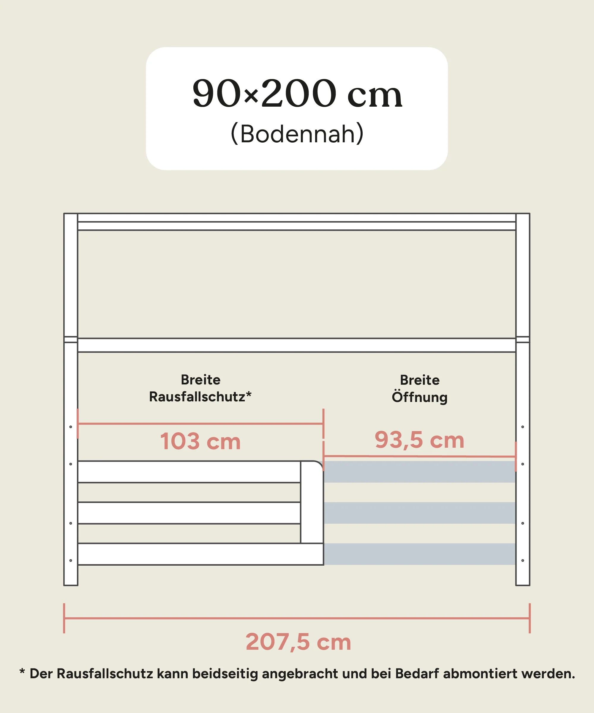Hausbett Sona  |  Kiefer Weiß - Image 12