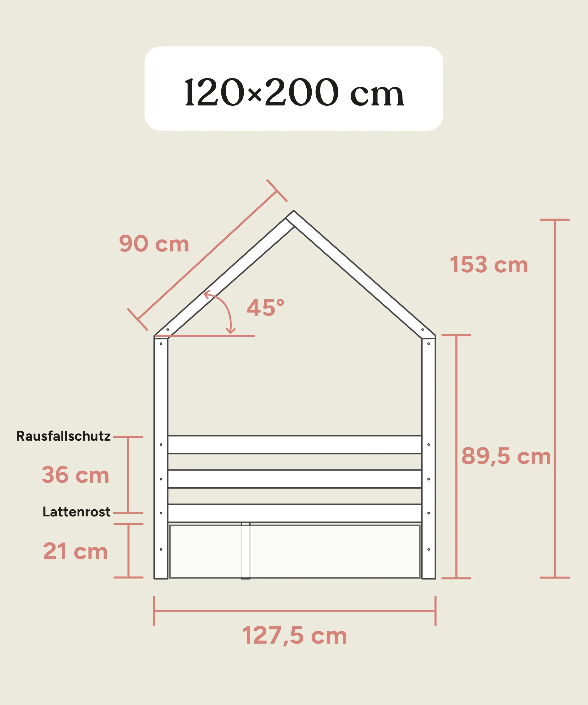 Hausbett Sona  |  Kiefer Weiß - Image 18