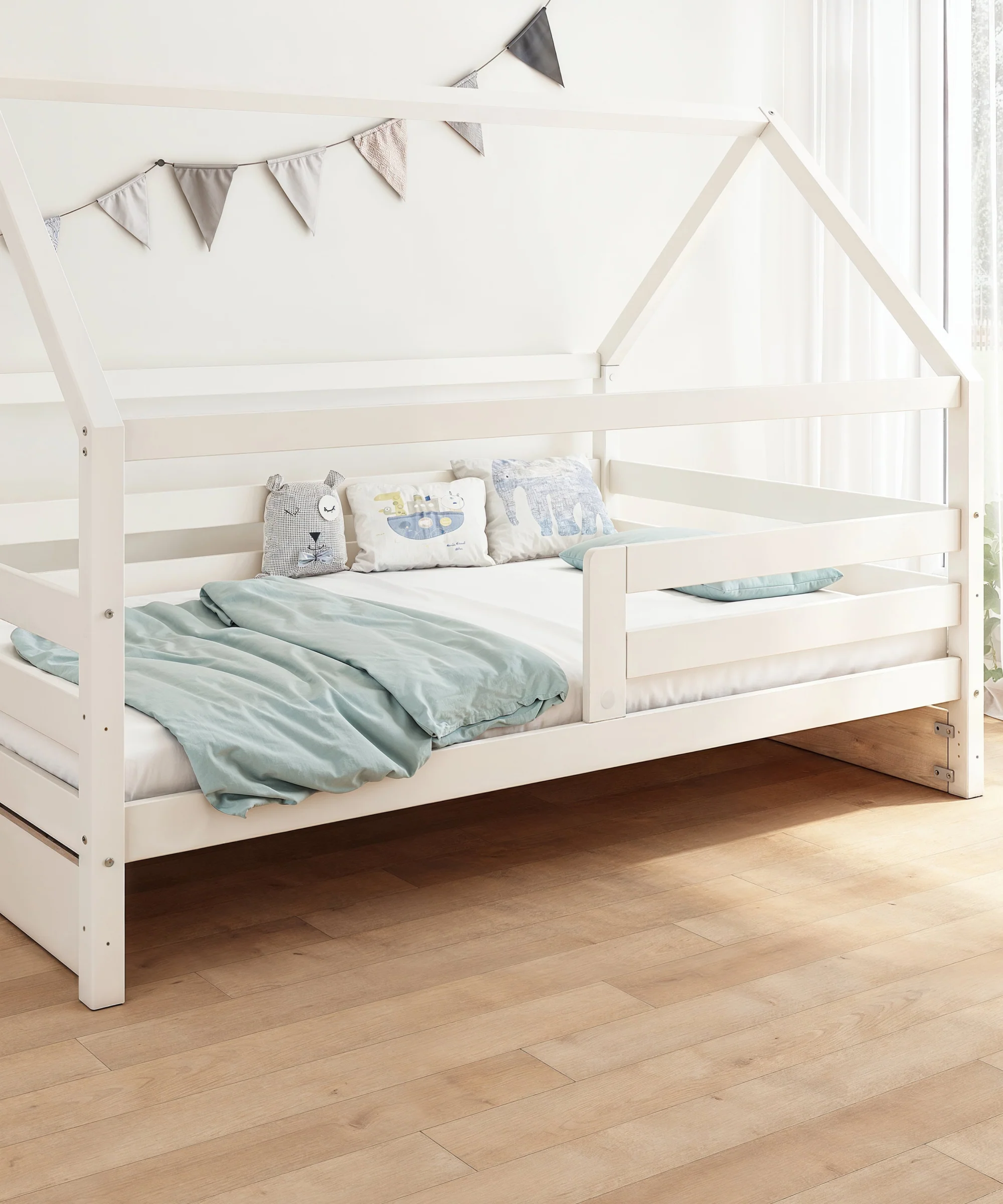 Hausbett Sona  |  Kiefer Weiß - Image 2