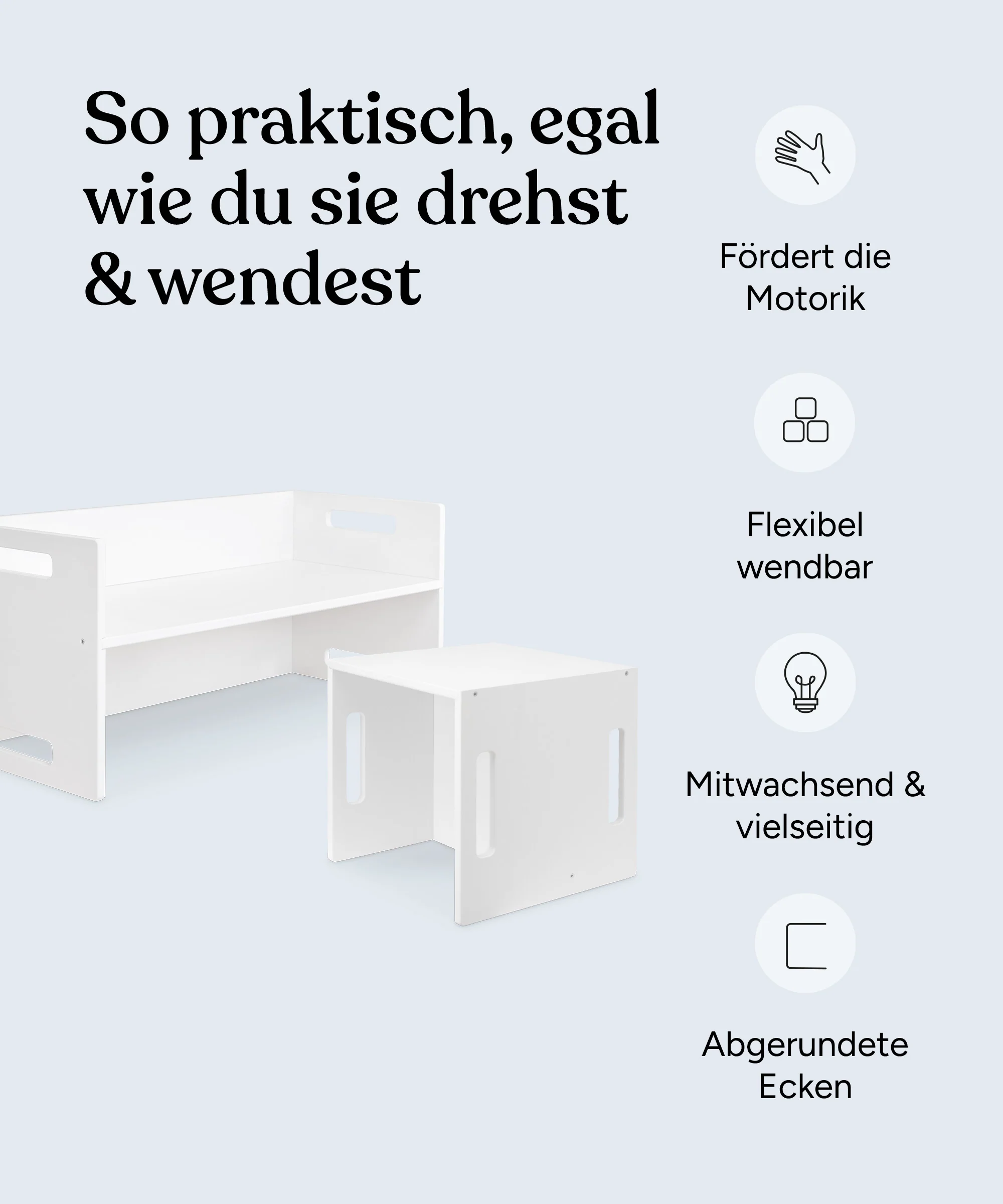 Hocker |  Birke Weiß - Image 3