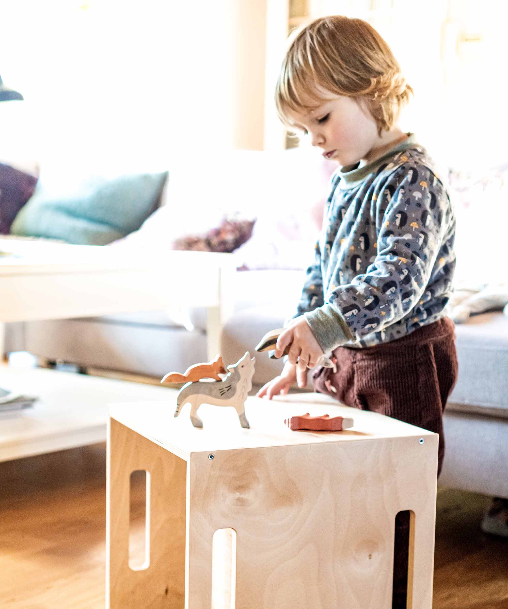 Hocker |  Birke Weiß - Image 4