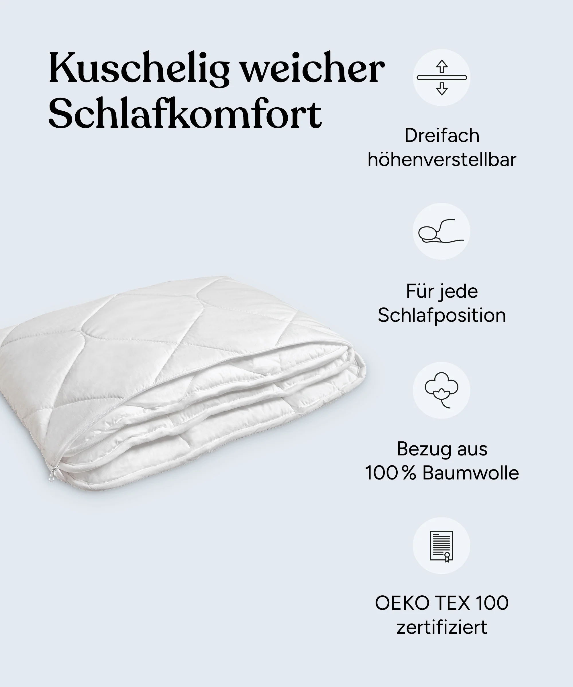 Kinderkissen  |  höhenverstellbar - Image 3