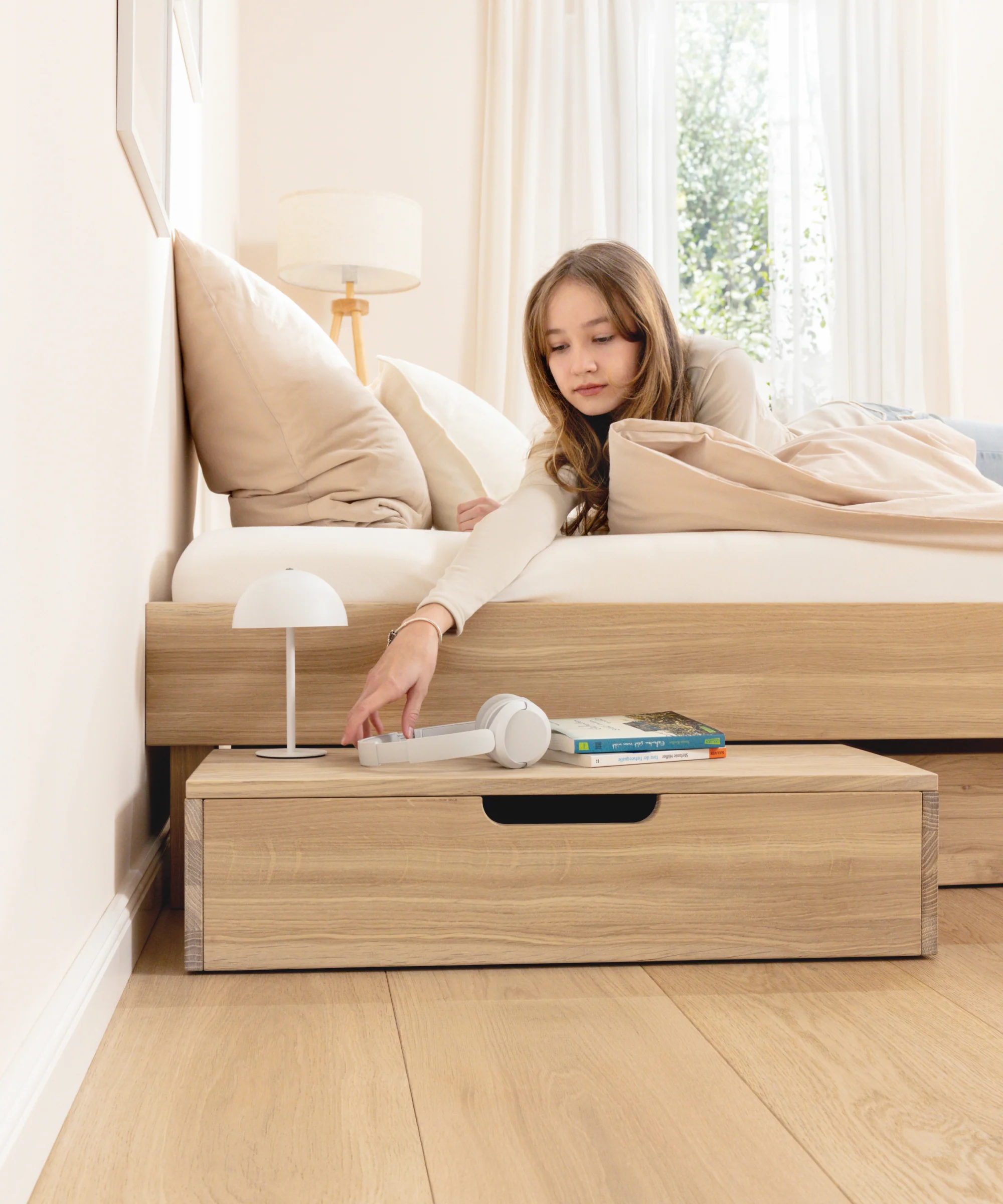 Jugendbett Plano | Eiche | 140 × 200 cm - Image 7