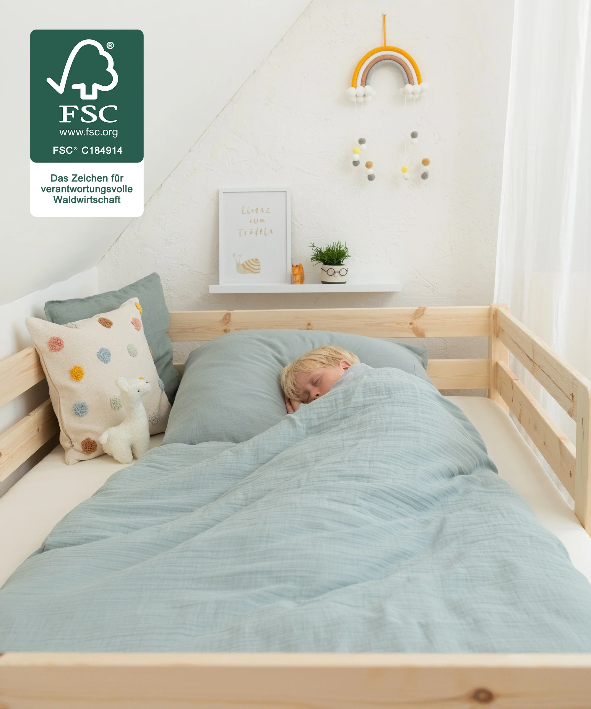 Kinderbett Sona | Kiefer Natur - Image 4