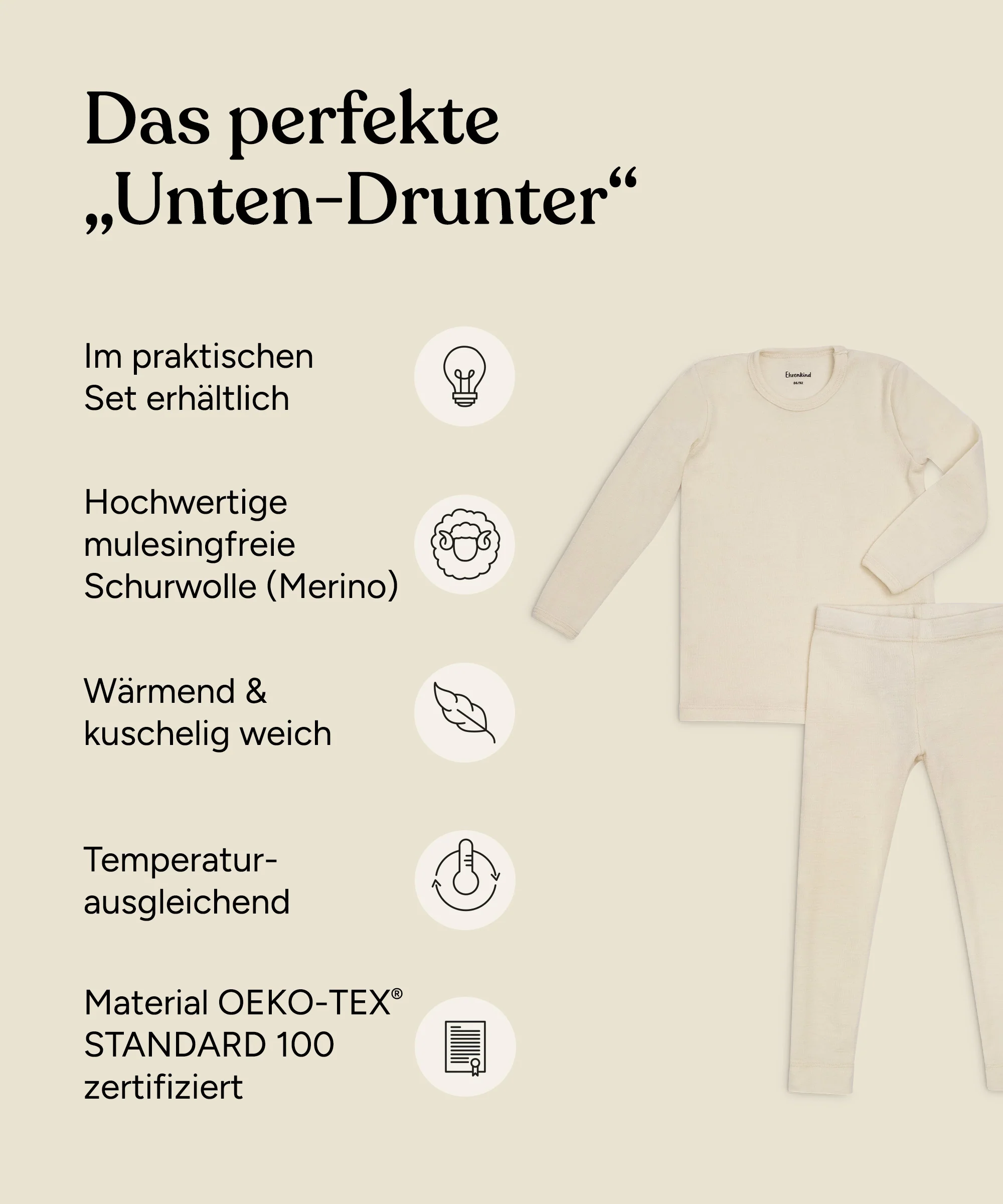 Kinder-Unterwäsche | Bio-Merinowolle - Image 5