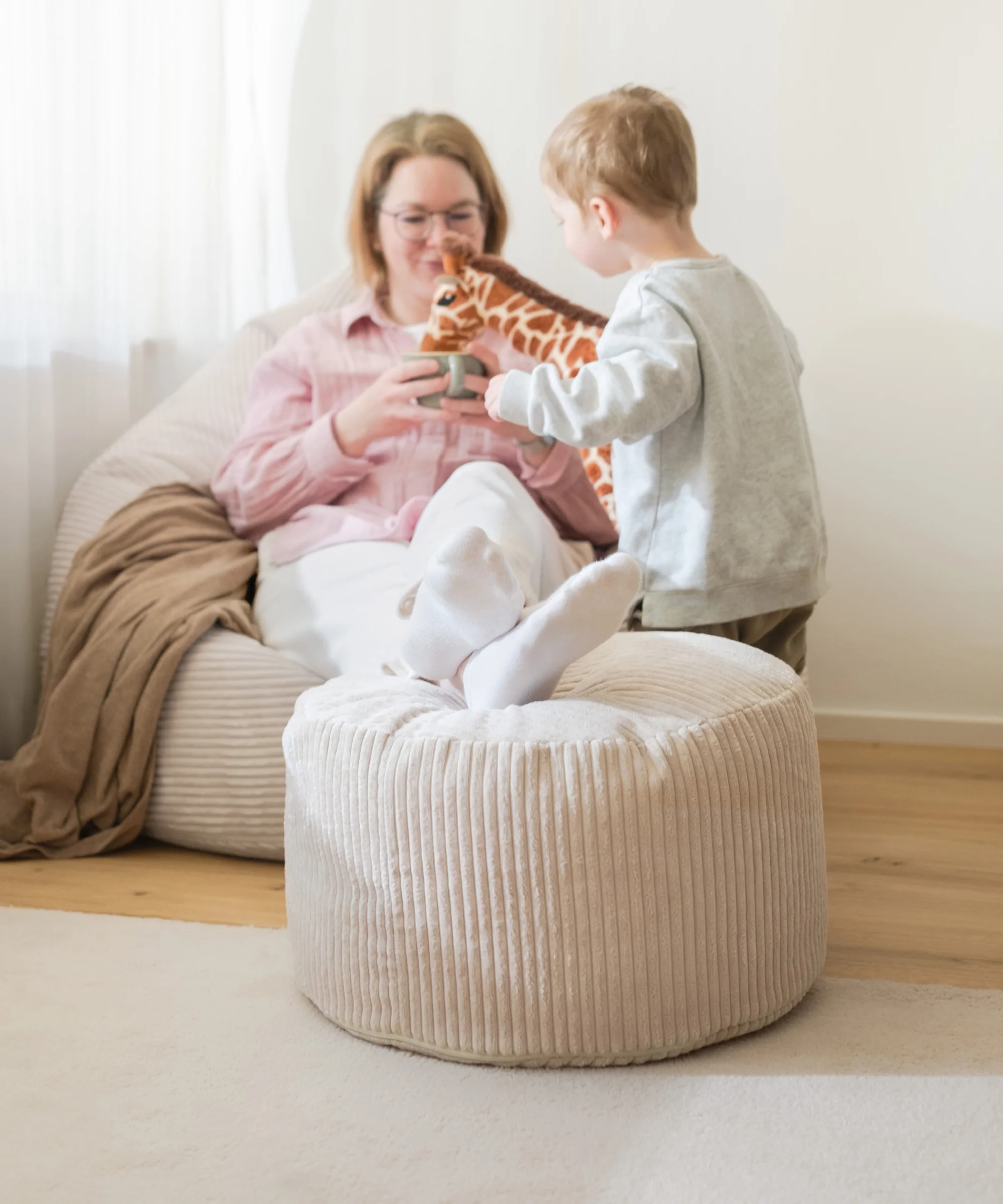 Sitzsack Pouf | Rund - Image 11