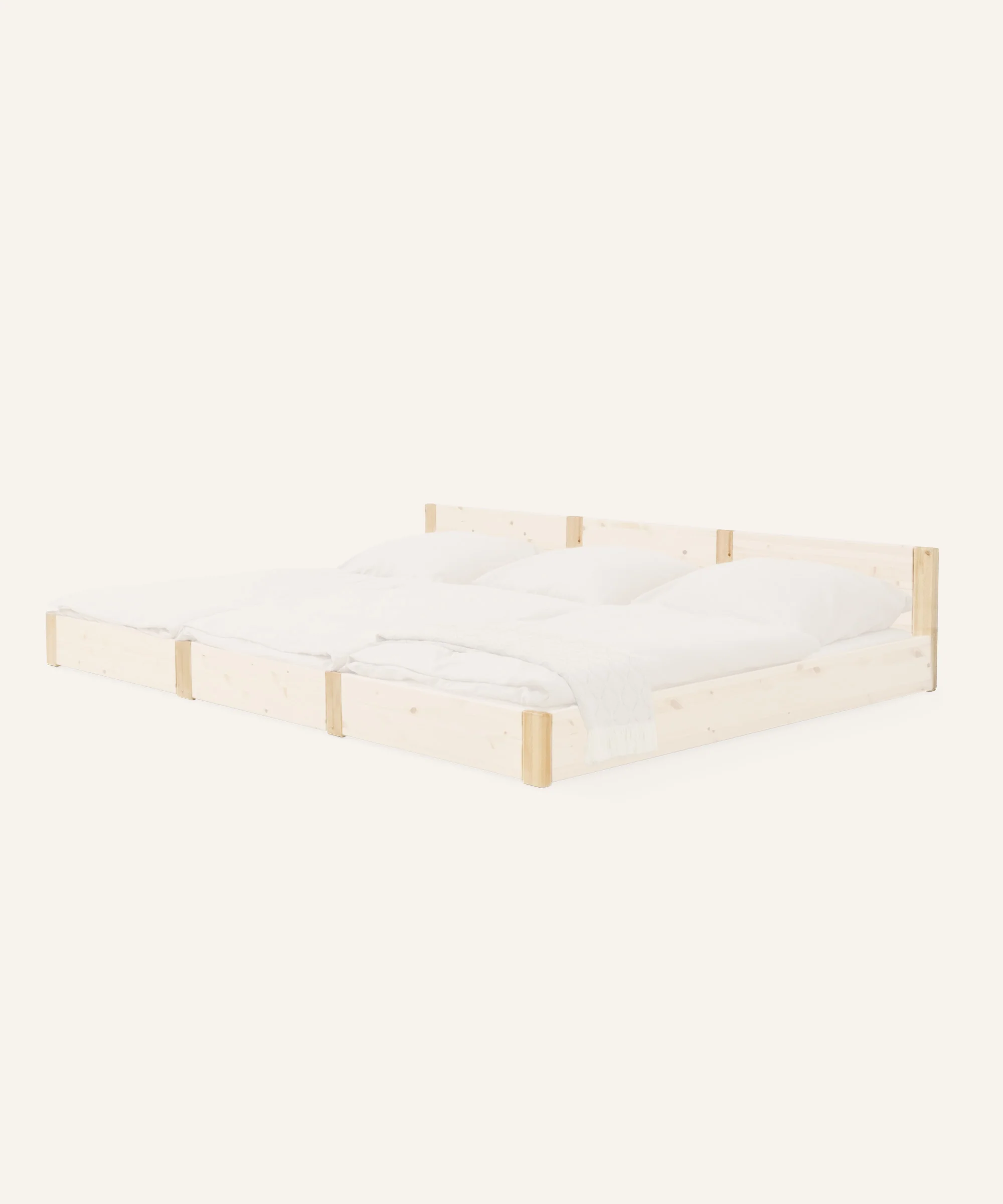 Umbau-Set Familienbett | Kiefer |  zum Bodenbett