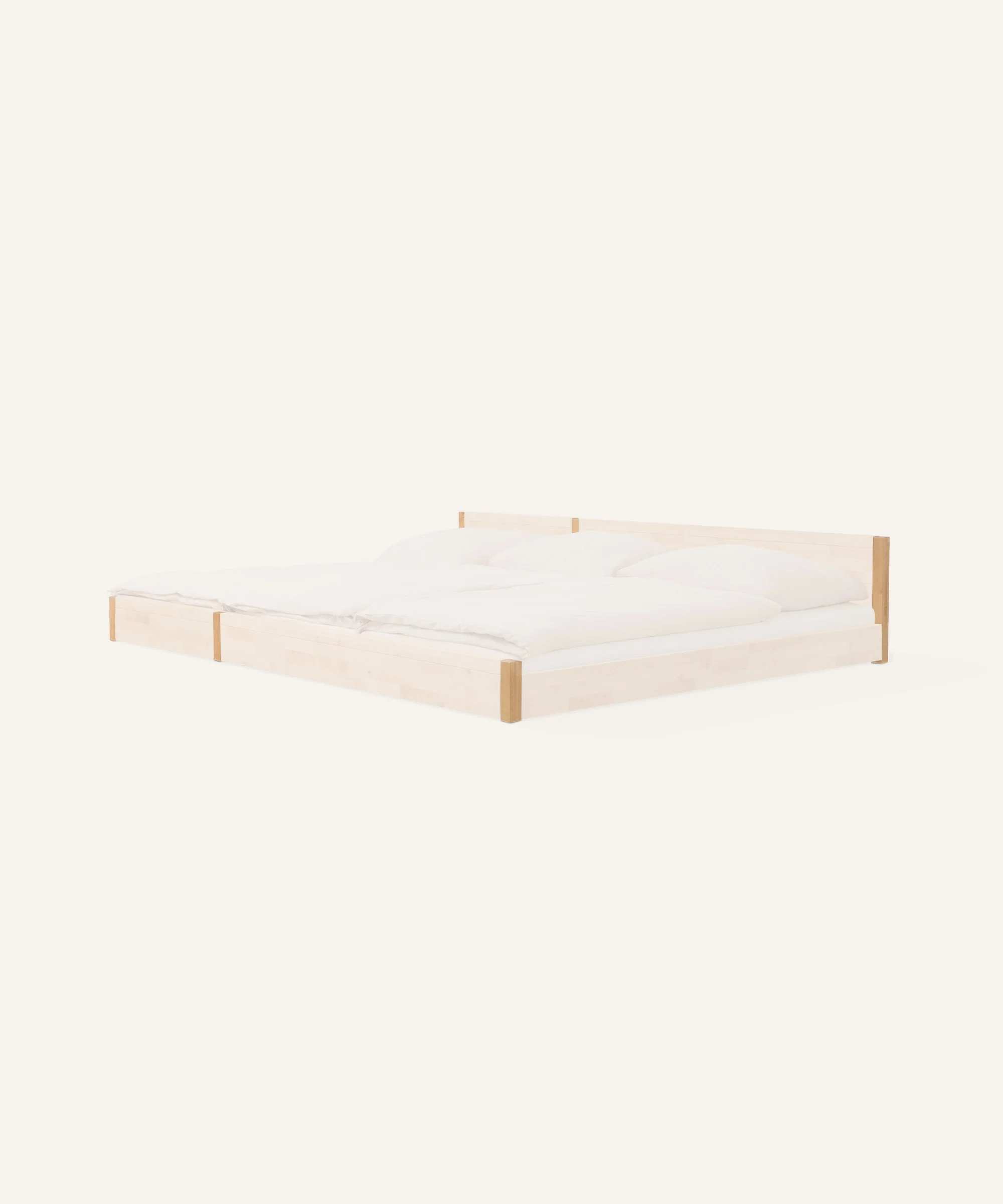 Umbau-Set Familienbett | Birke | zum Bodenbett