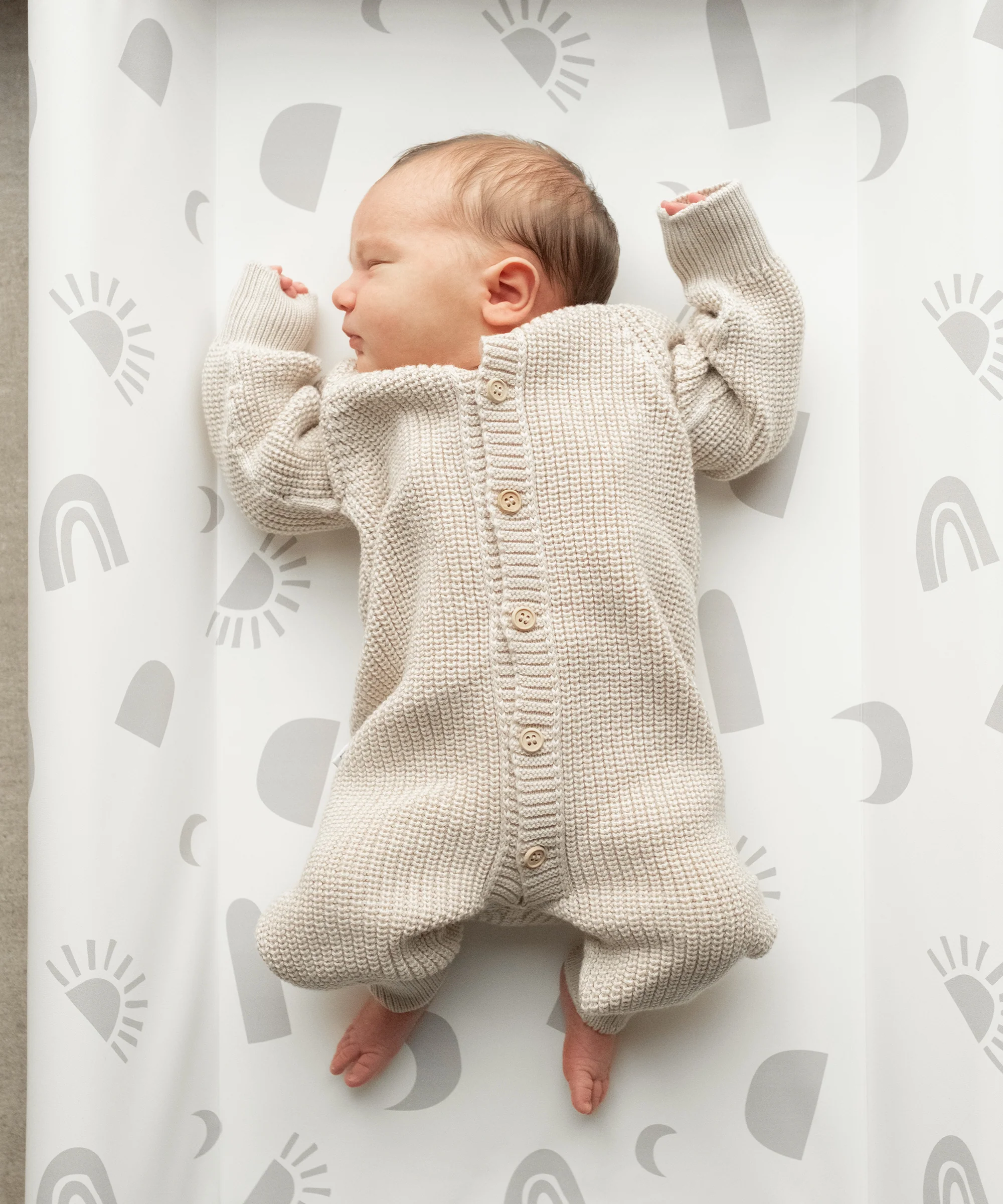 Wickelauflage mit Keil | Abwaschbar | 50 × 70 cm - Image 5